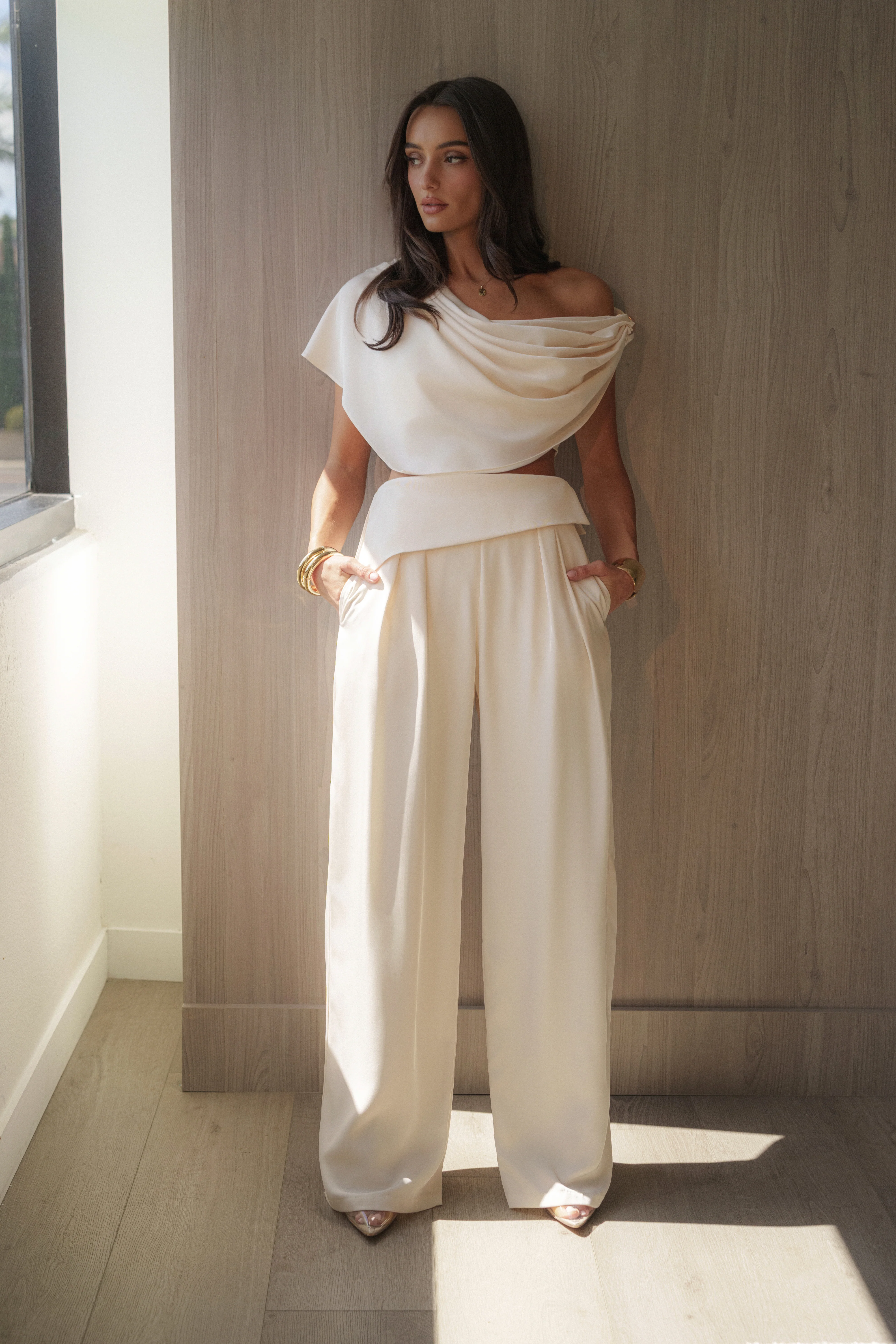 Buttercream Executive Trousers - Image 2