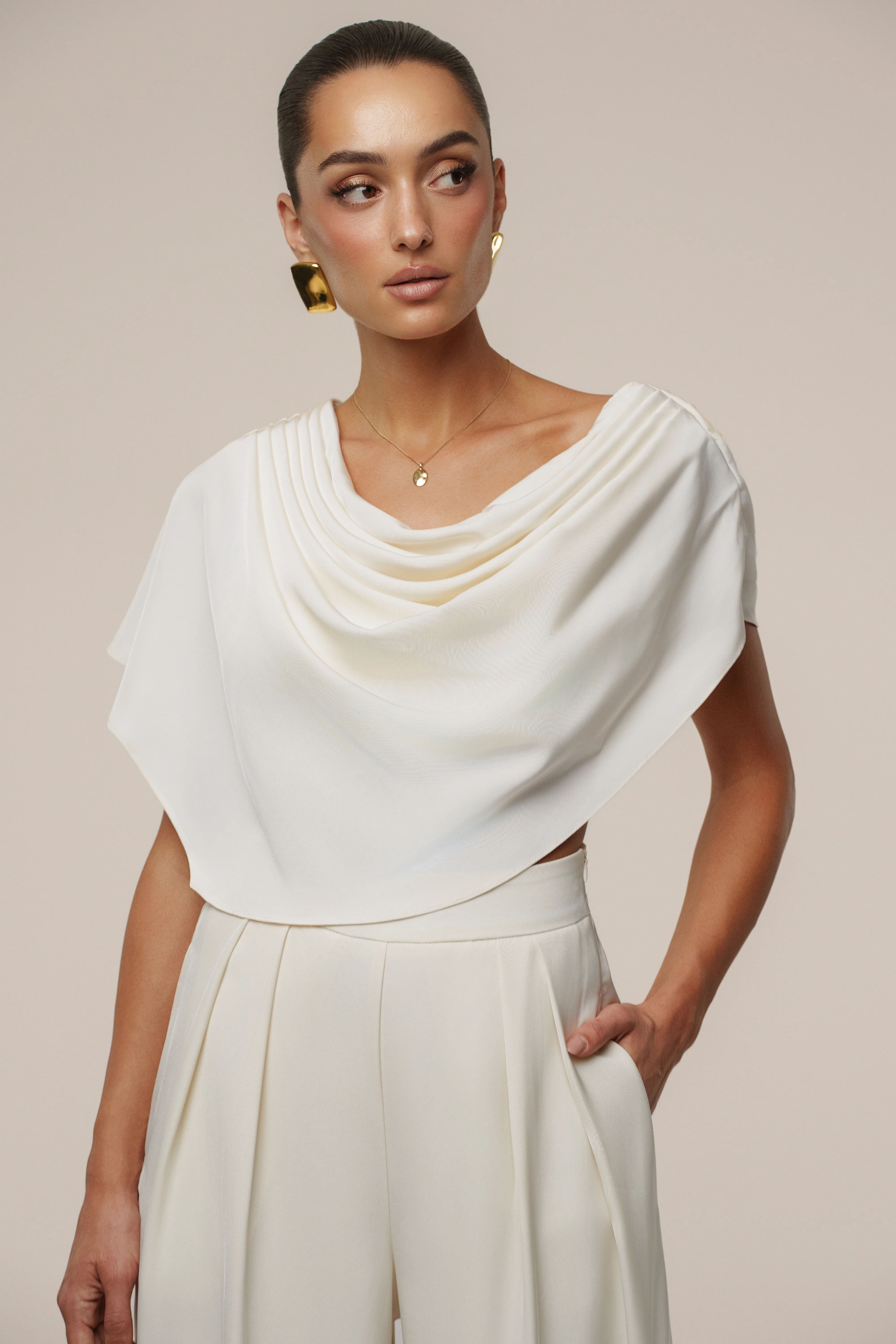 Buttercream Gleam and Glow Satin Top - Image 9