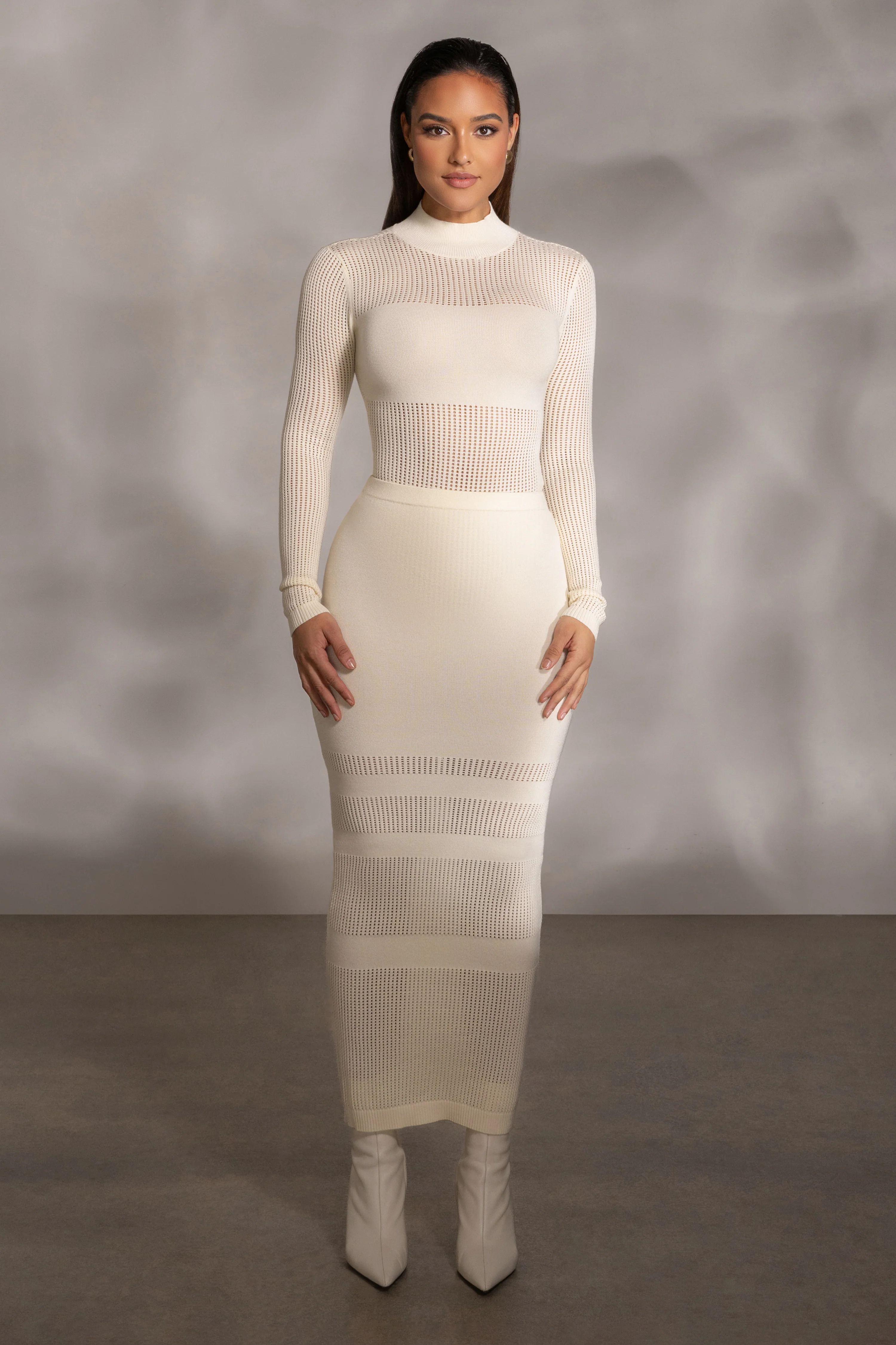 Buttercream Lina Knit Maxi Skirt - Image 2
