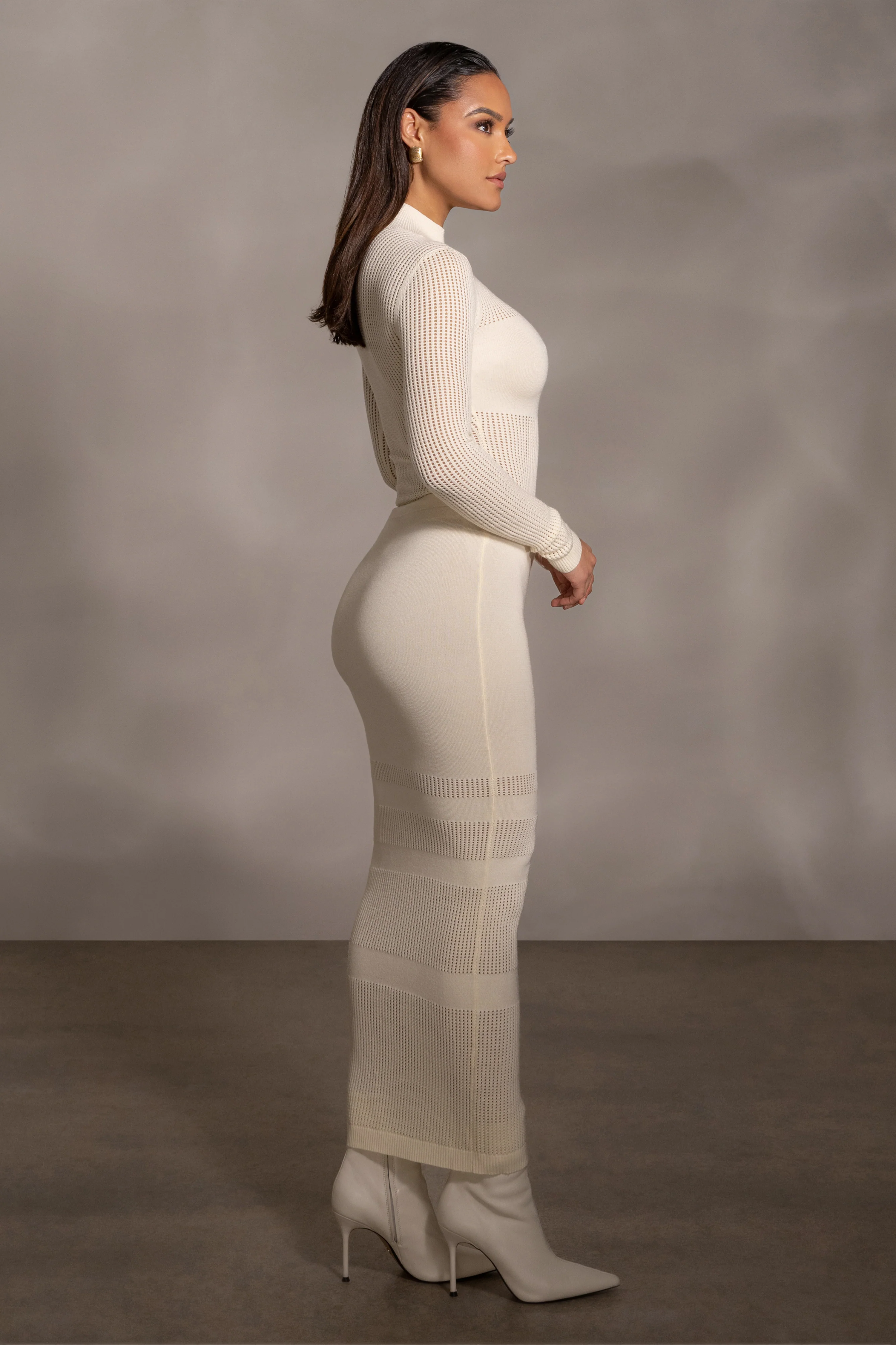 Buttercream Lina Knit Maxi Skirt - Image 5