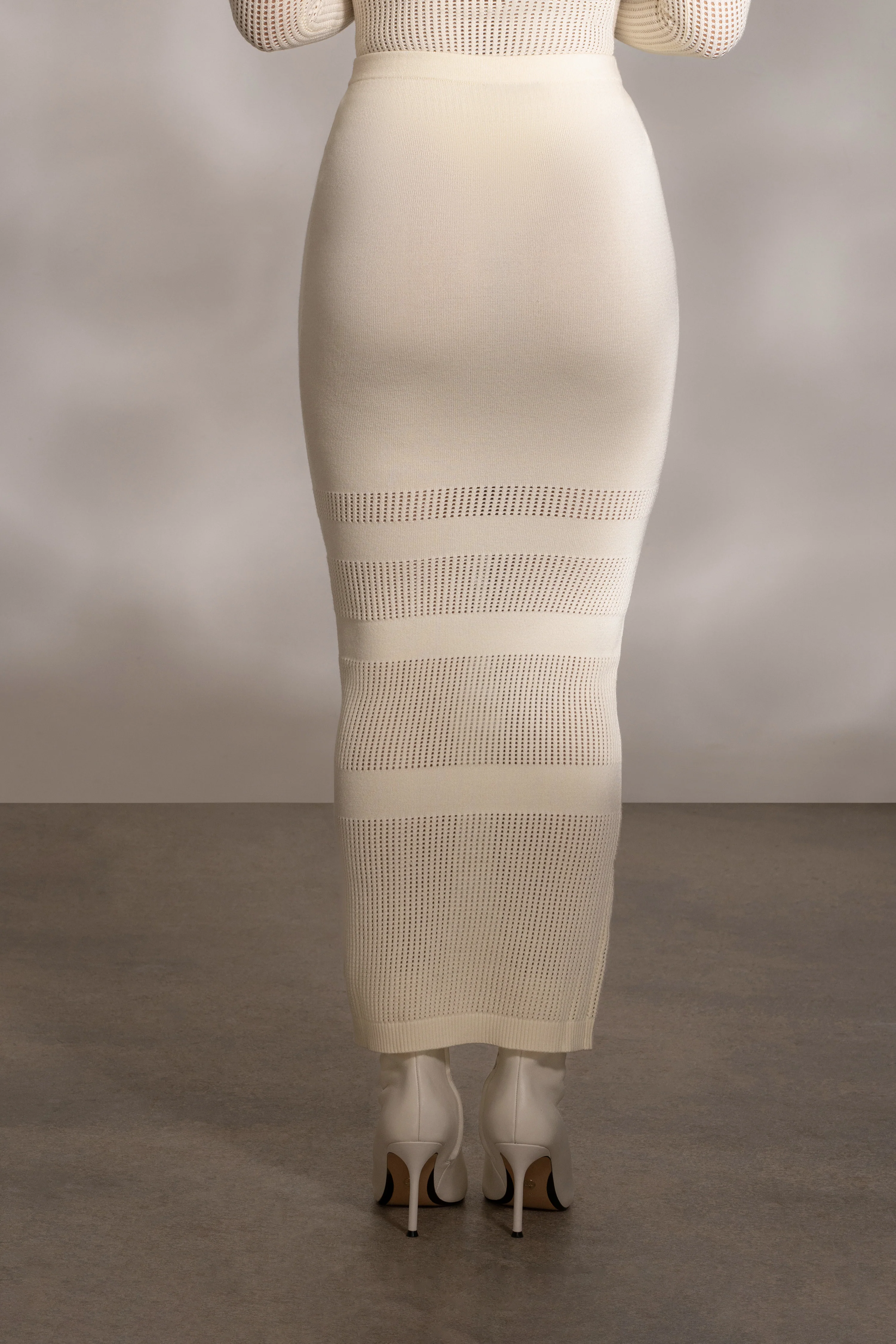 Buttercream Lina Knit Maxi Skirt - Image 6