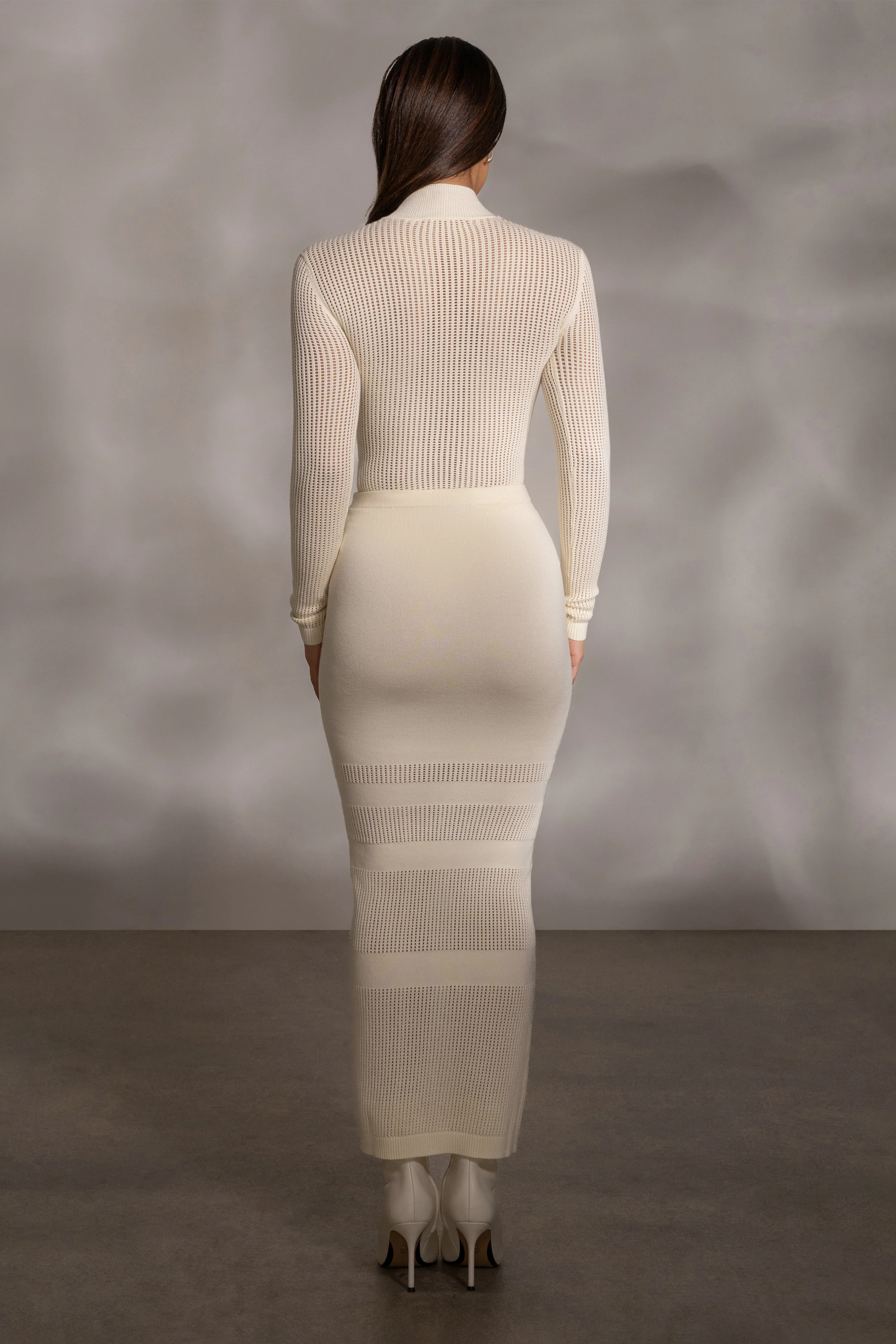 Buttercream Lina Knit Maxi Skirt - Image 7