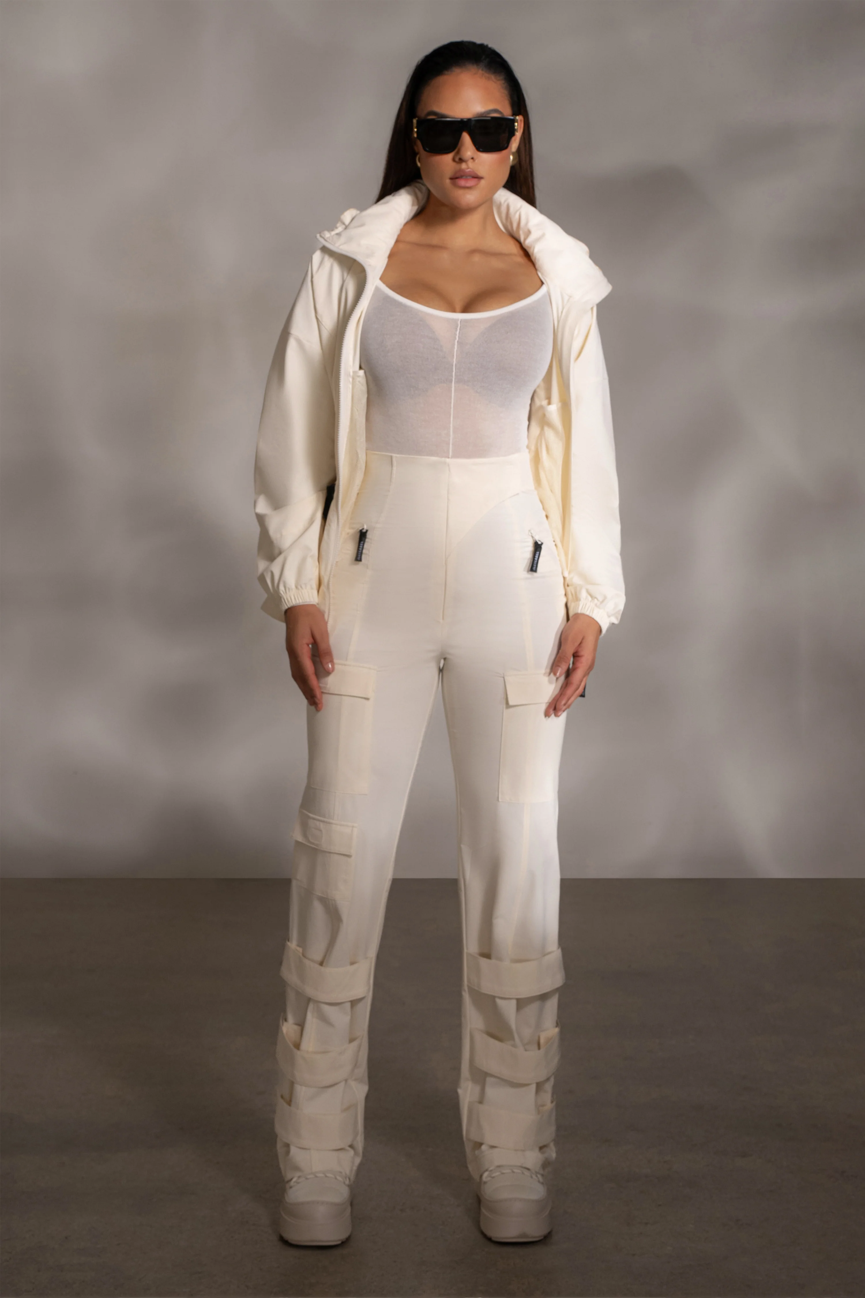 Buttercream Nyah Nylon Utility Pants - Image 4
