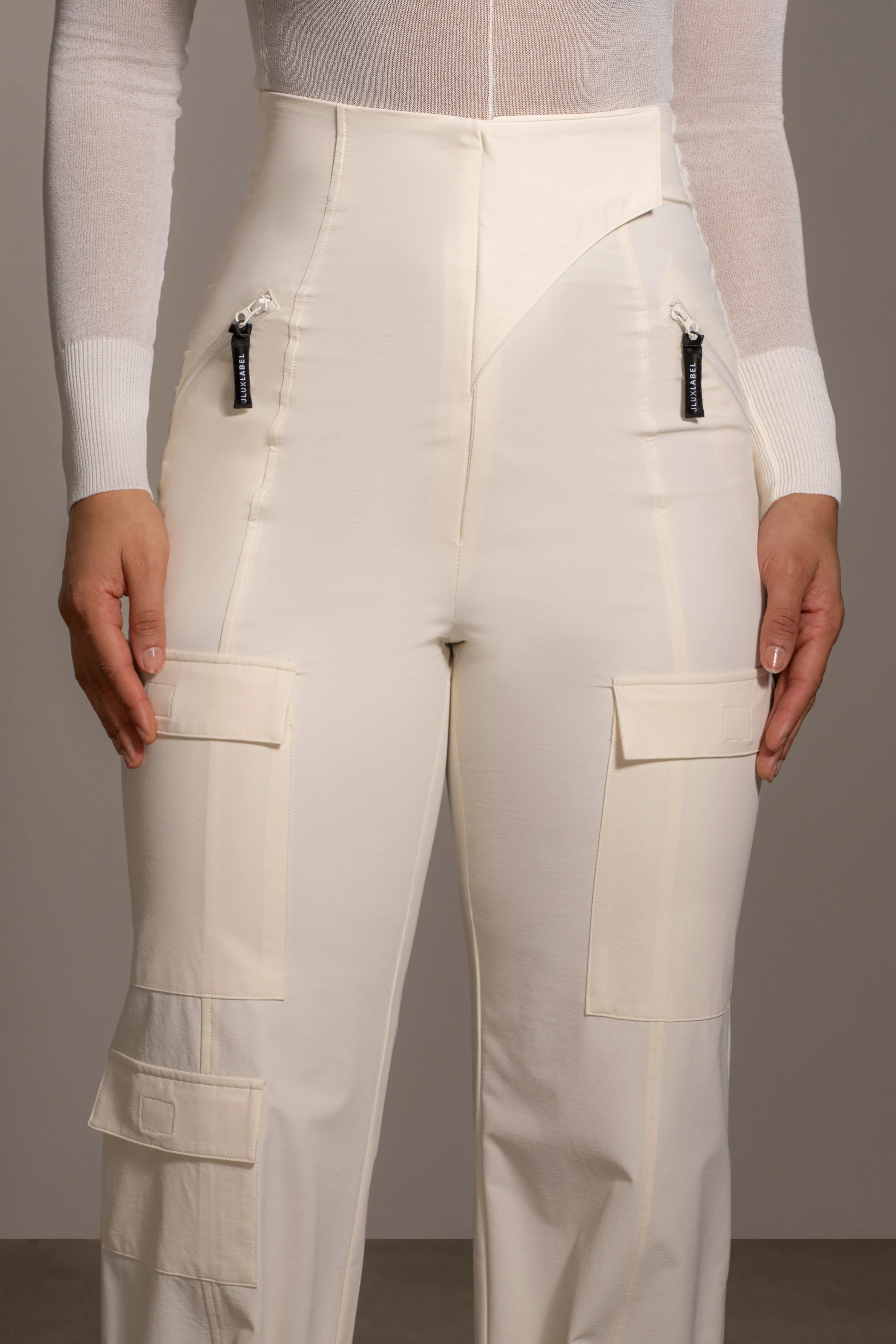 Buttercream Nyah Nylon Utility Pants - Image 6