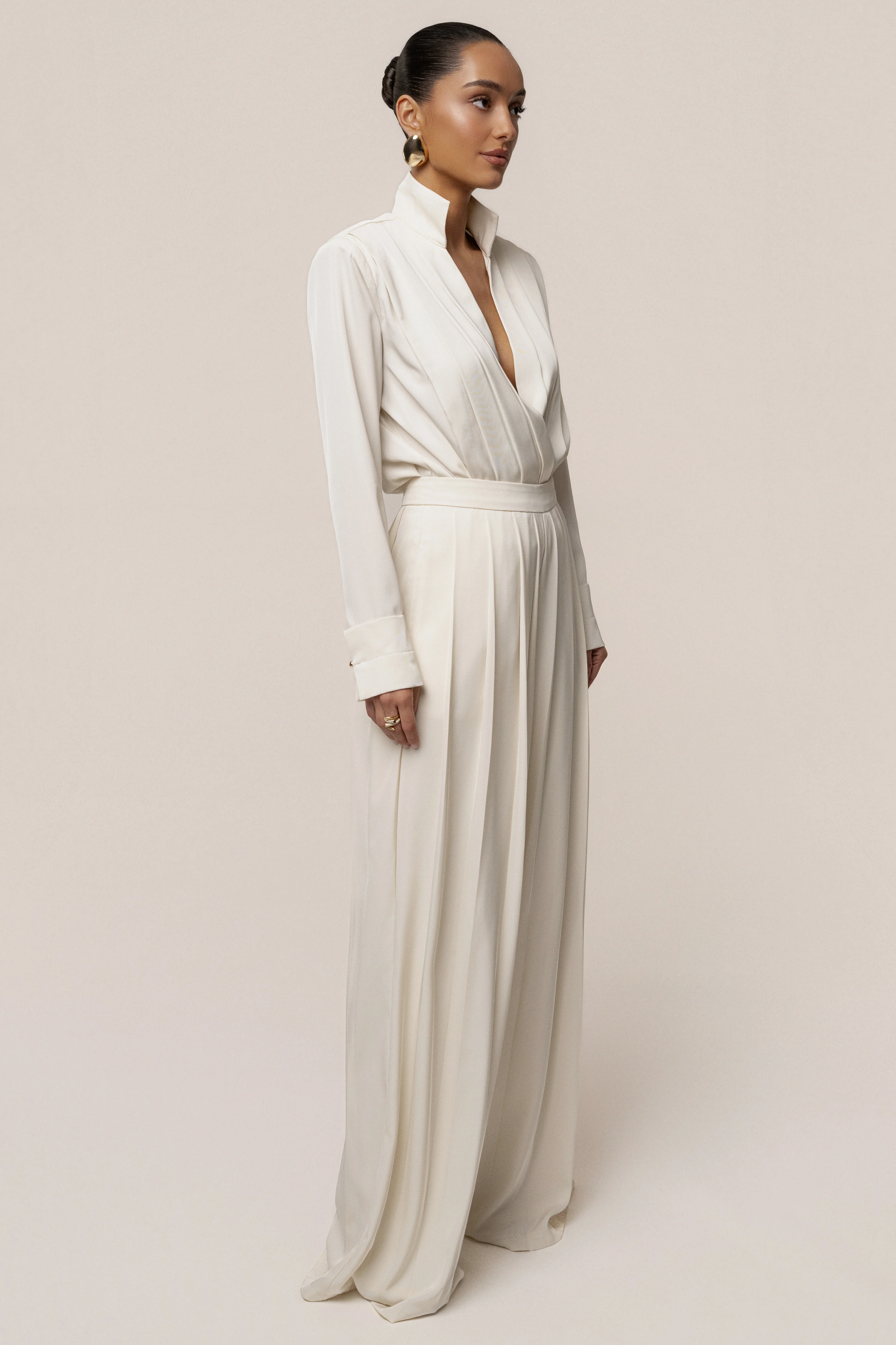 Buttercream Visionary Pleated Bodysuit - Image 15