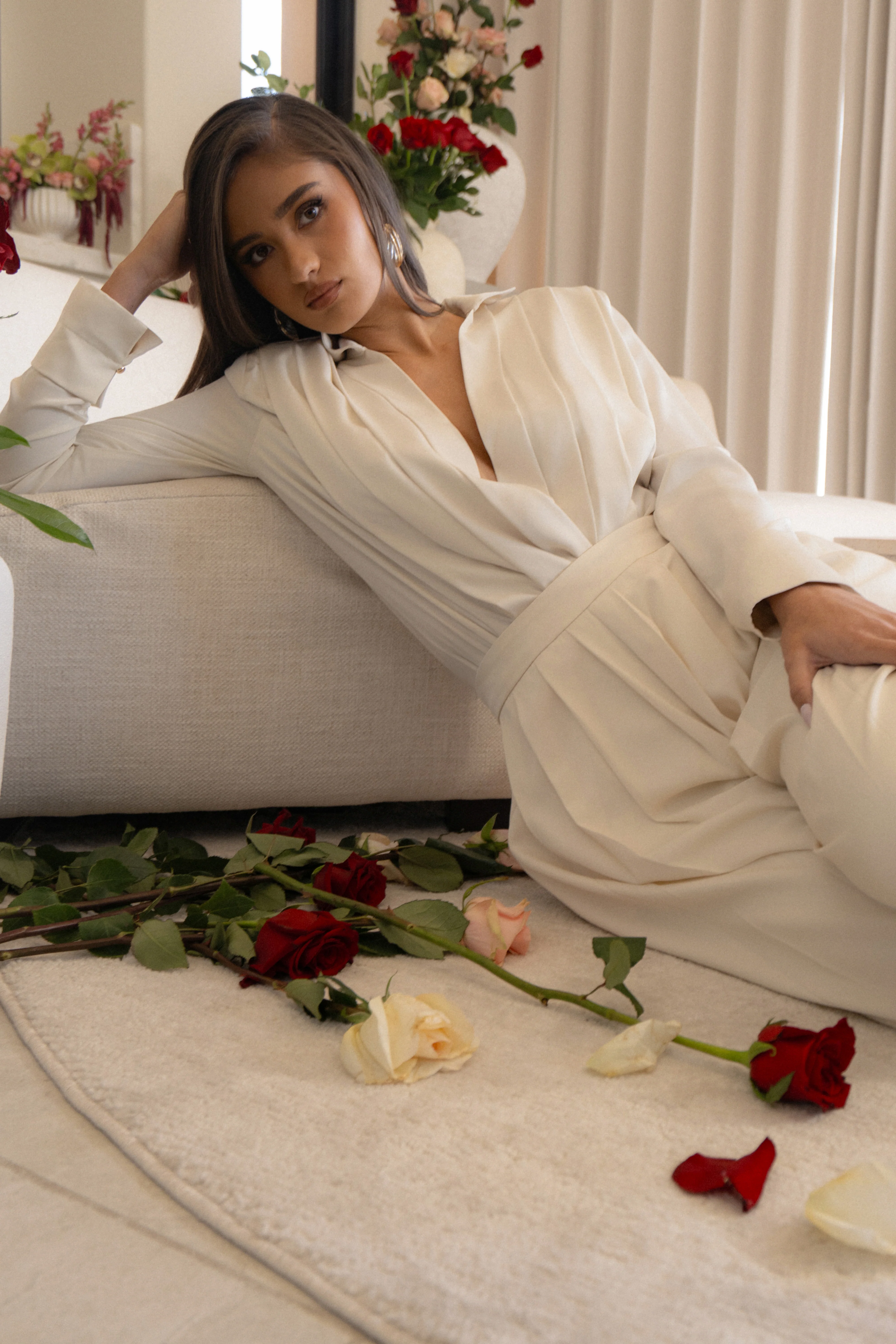 Buttercream Visionary Pleated Bodysuit - Image 2