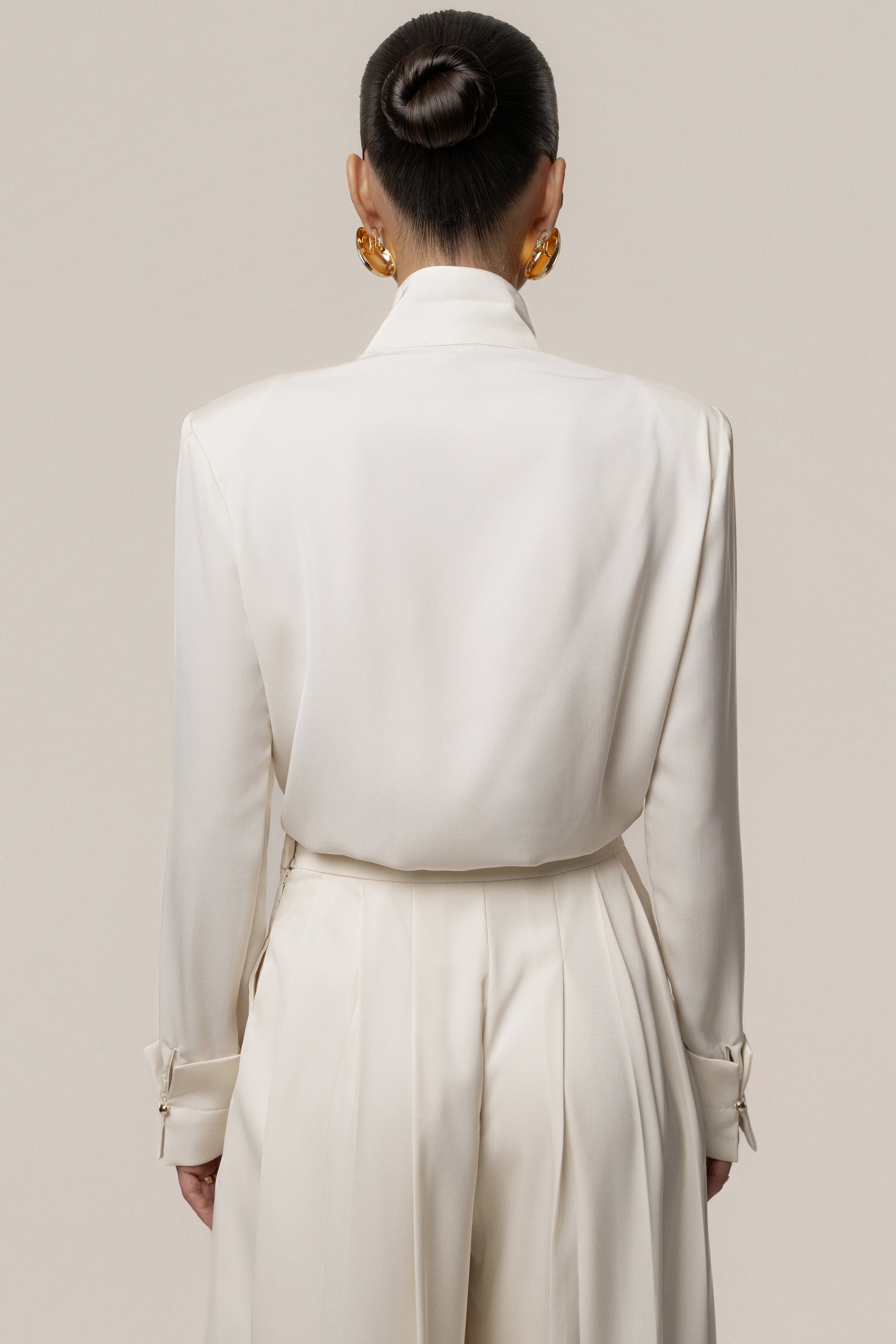 Buttercream Visionary Pleated Bodysuit - Image 20
