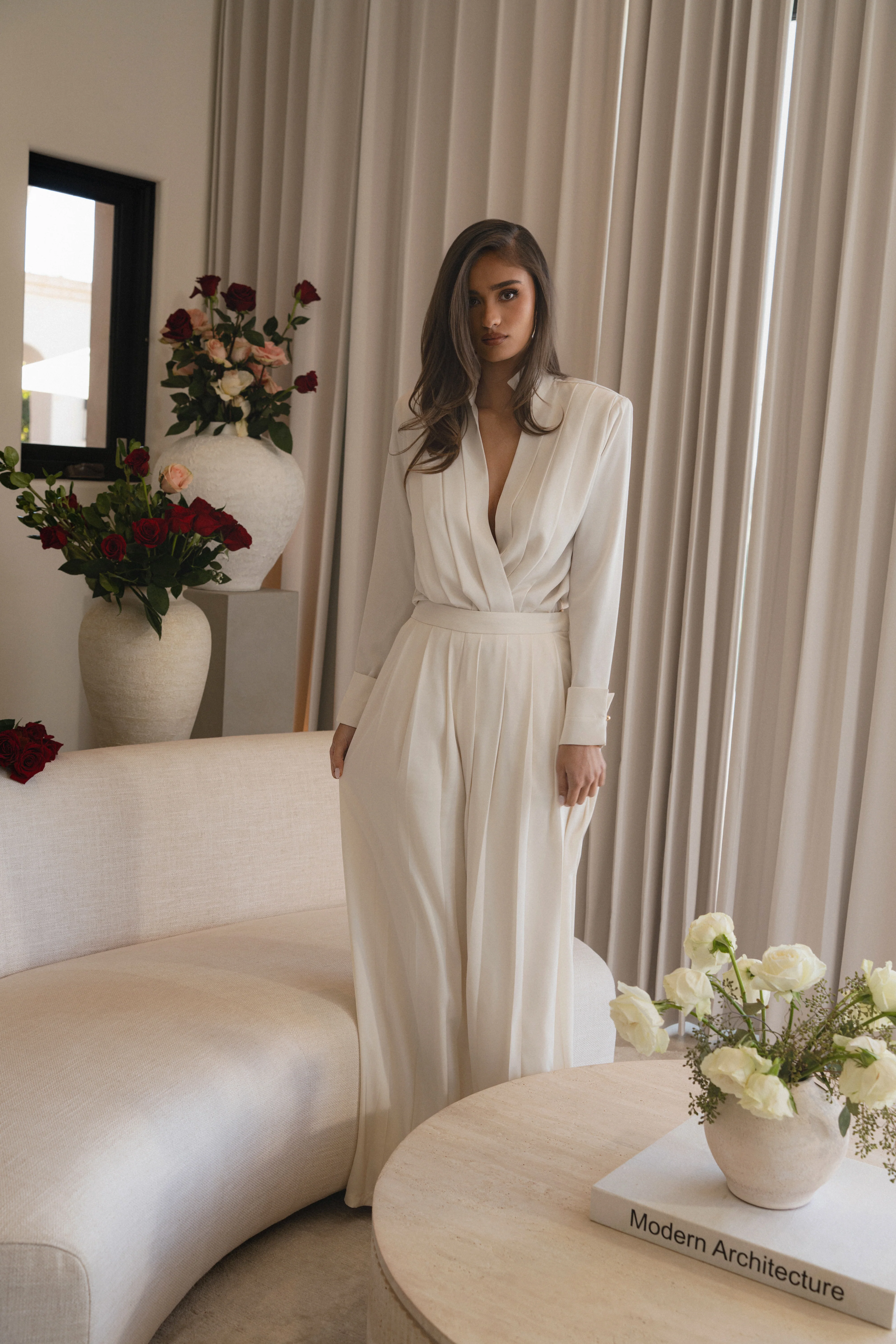 Buttercream Visionary Pleated Bodysuit - Image 4