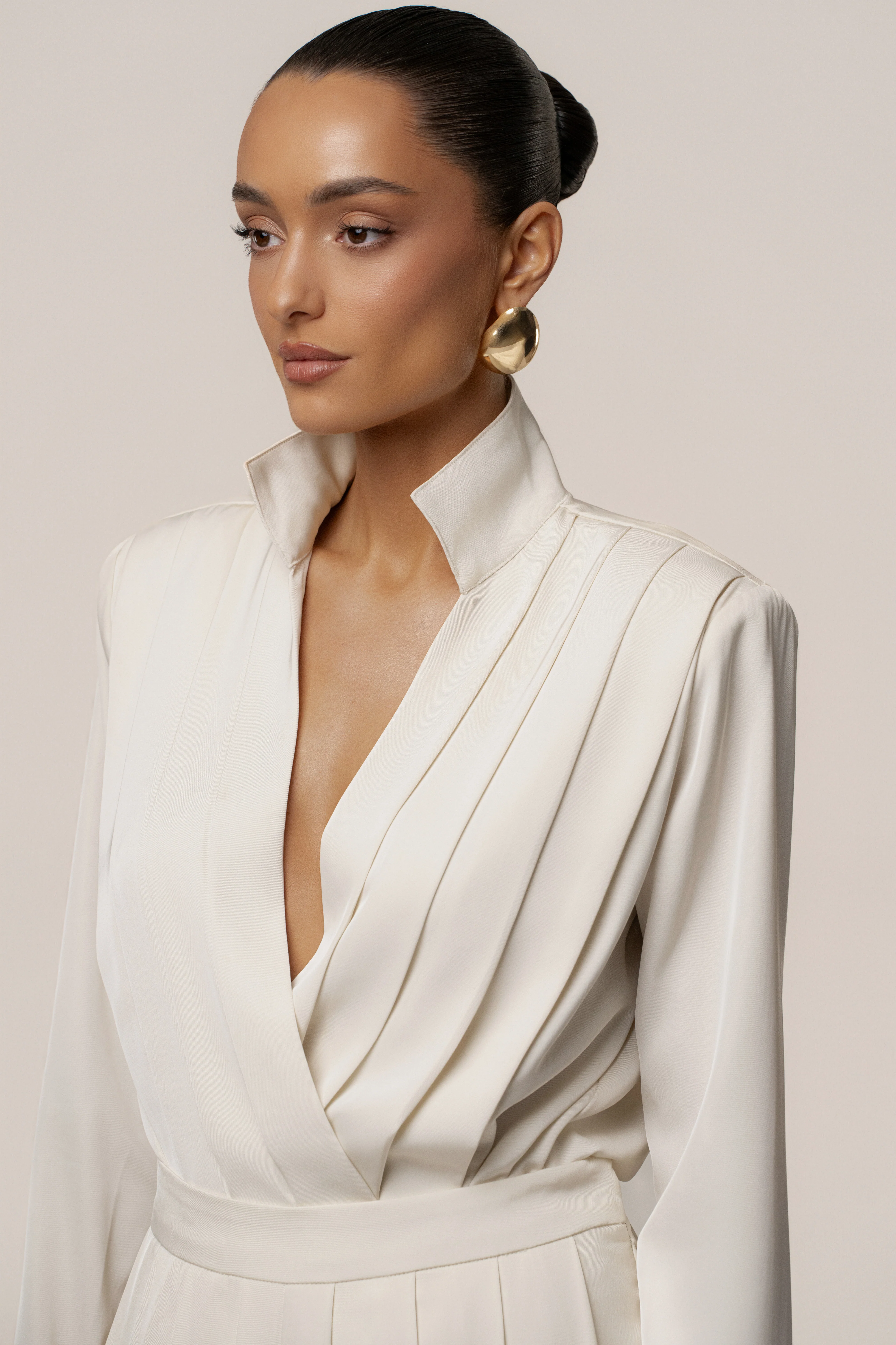 Buttercream Visionary Pleated Bodysuit - Image 8