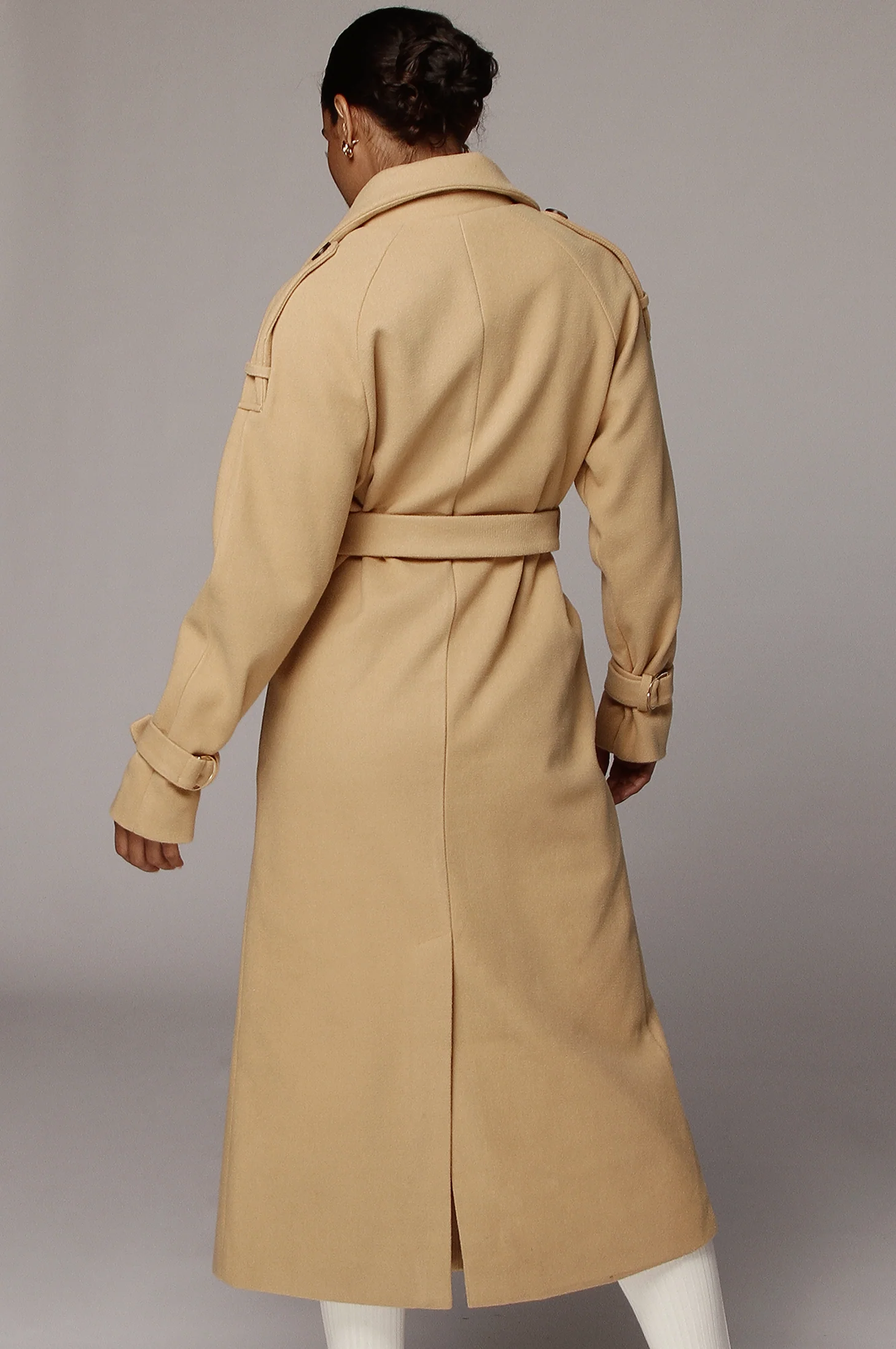 Camel Beverly Trench Coat - Image 6