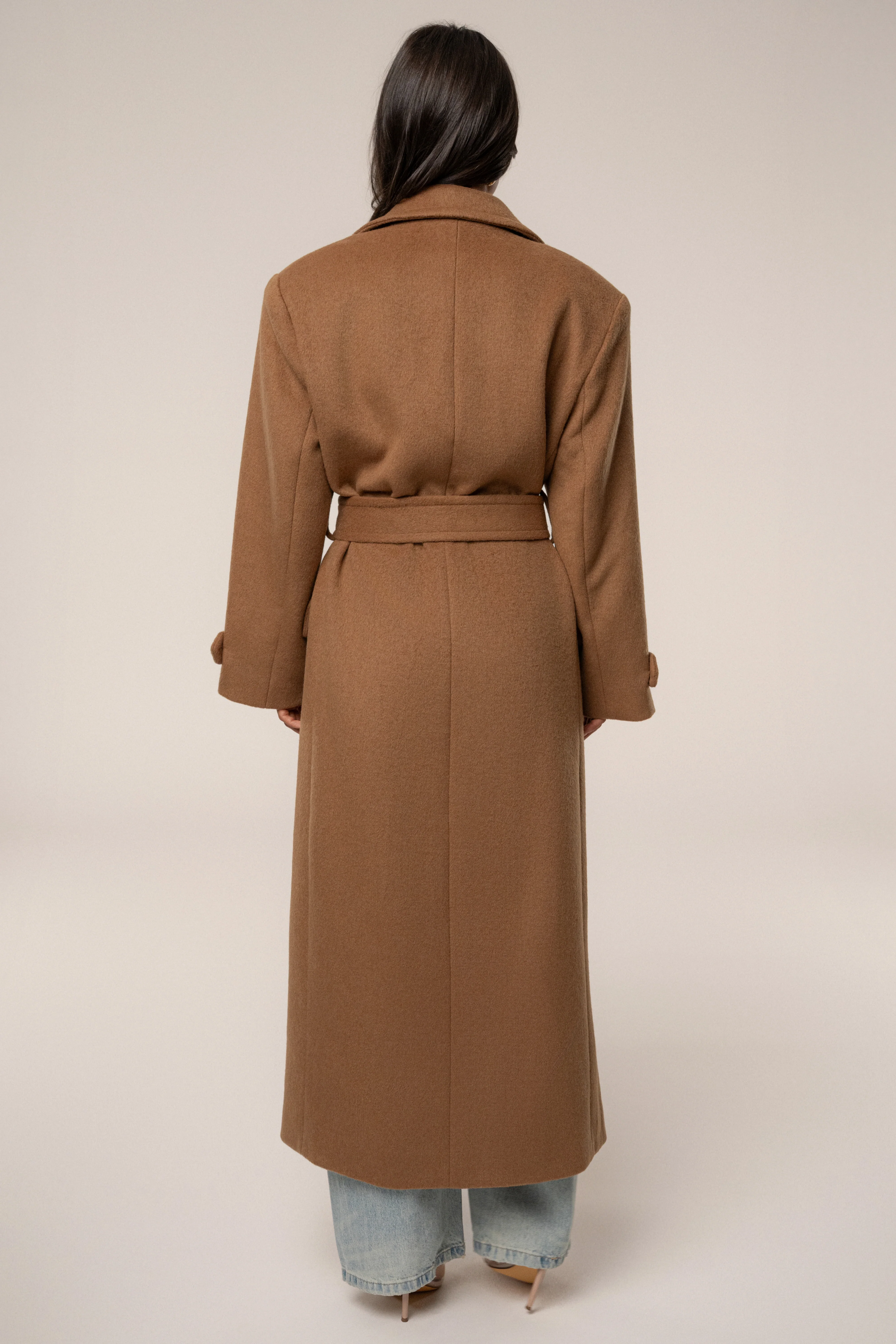 Camel Empire Longline Coat - Image 11
