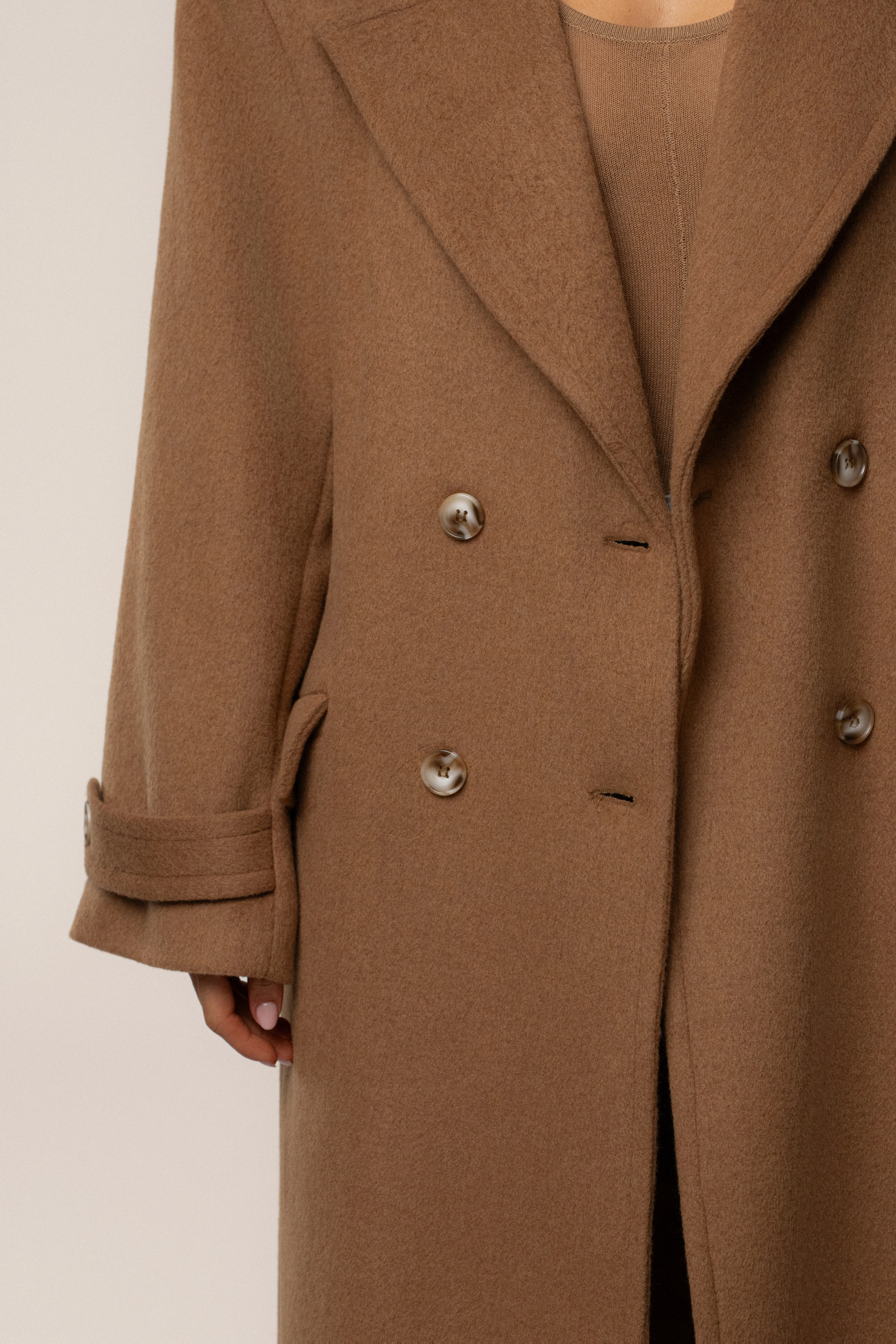 Camel Empire Longline Coat - Image 12