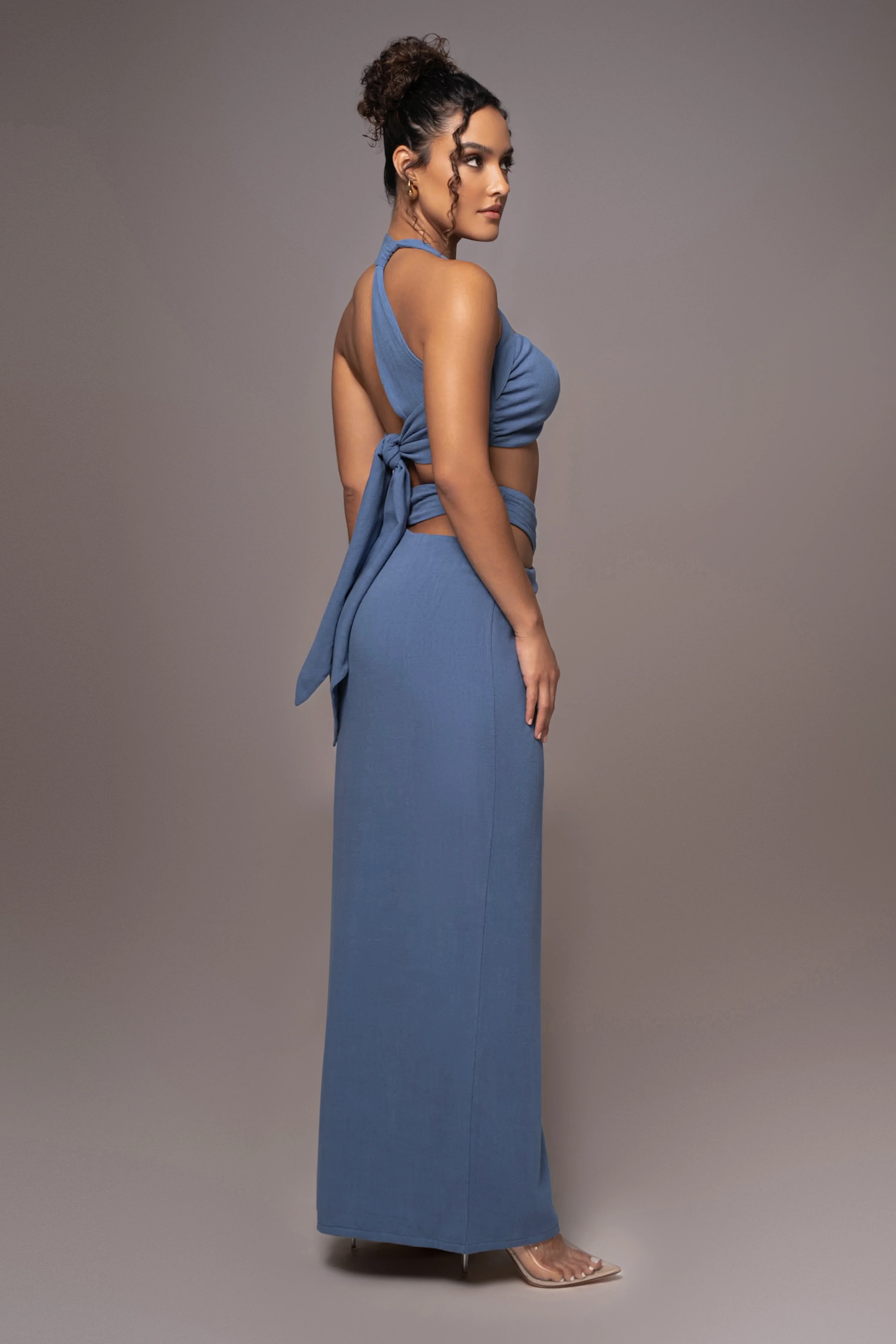Chambray New Age Two Piece Skirt Set - Image 3