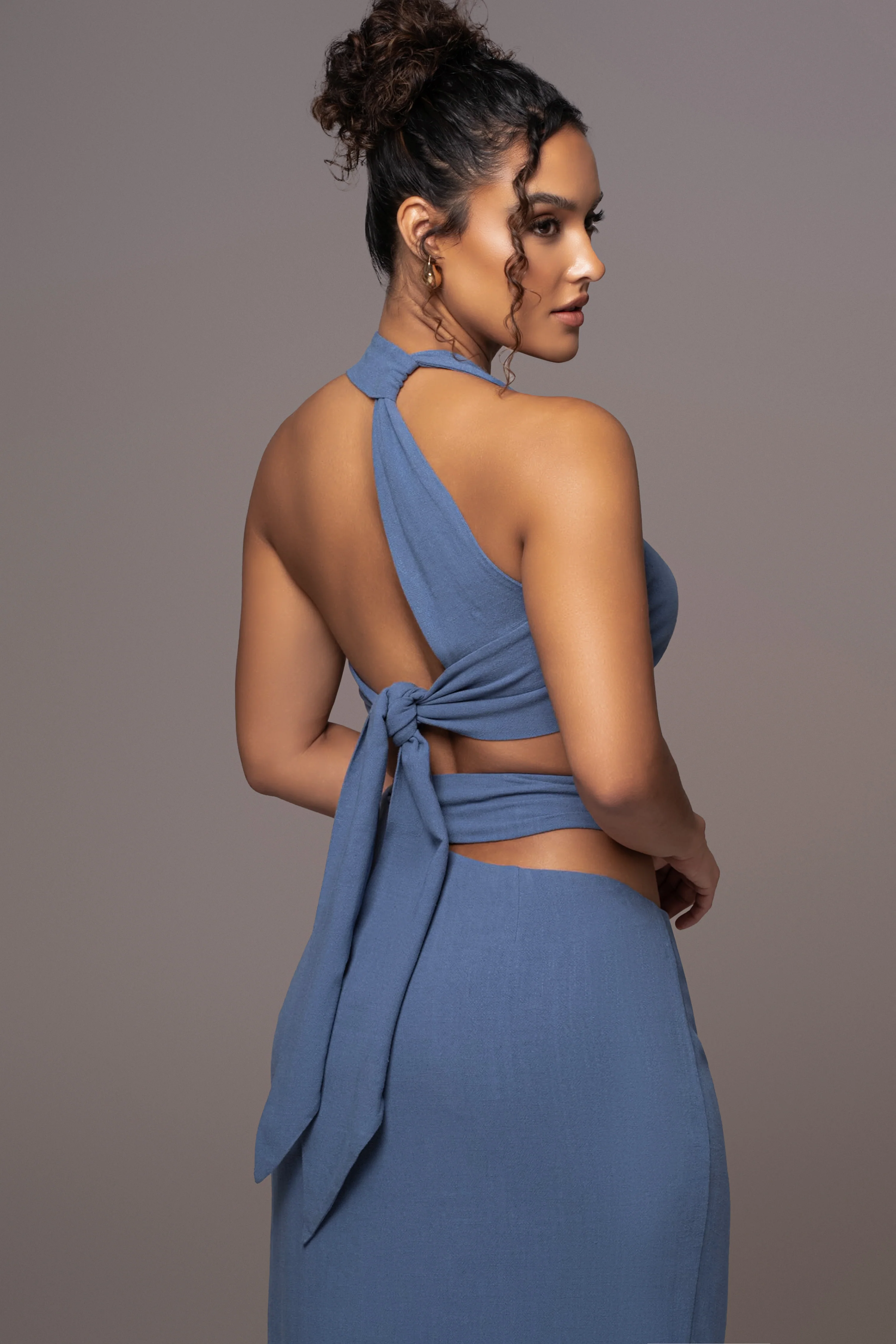 Chambray New Age Two Piece Skirt Set - Image 6