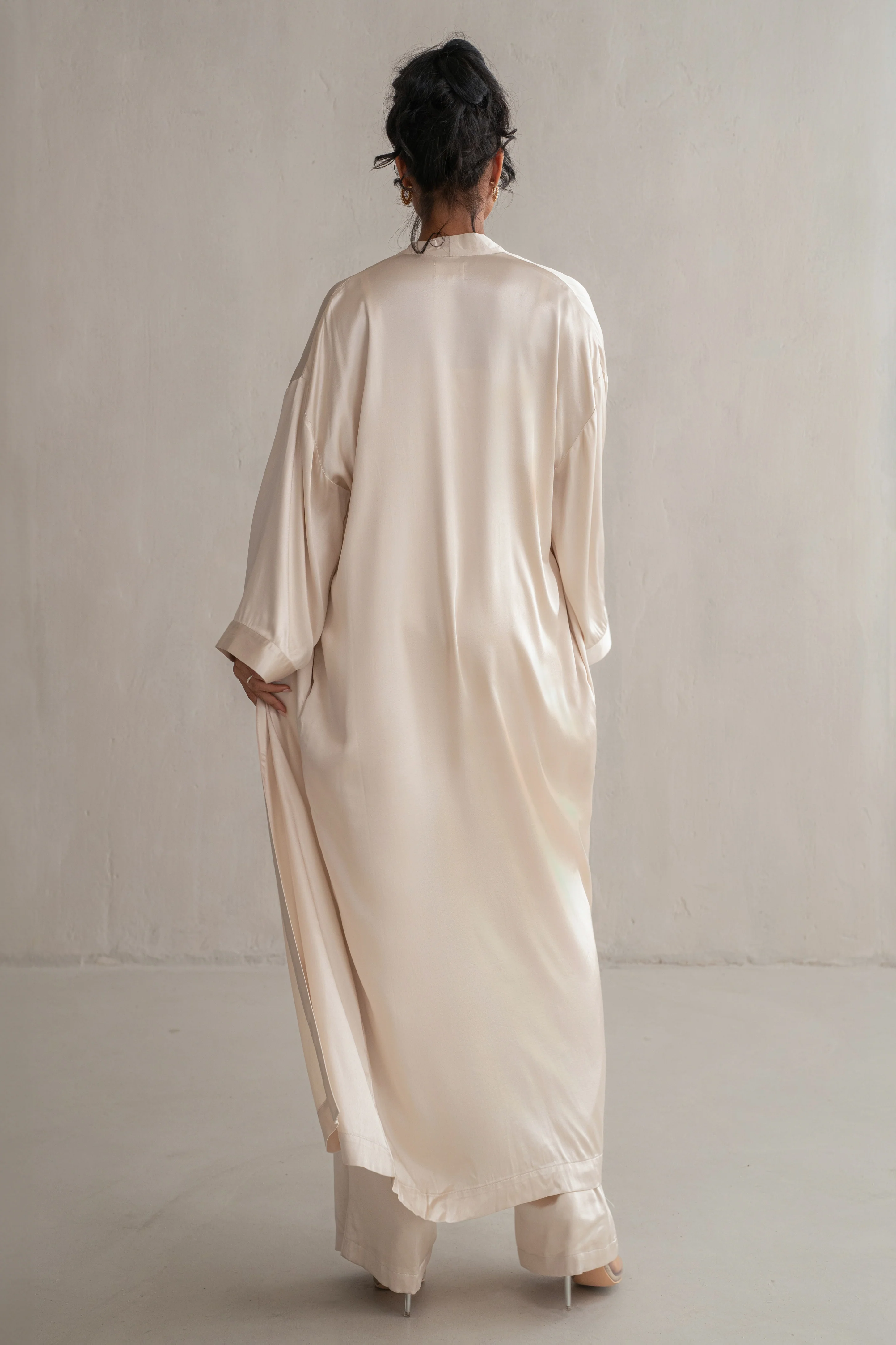Champagne Forever And Always Satin Robe - Image 14
