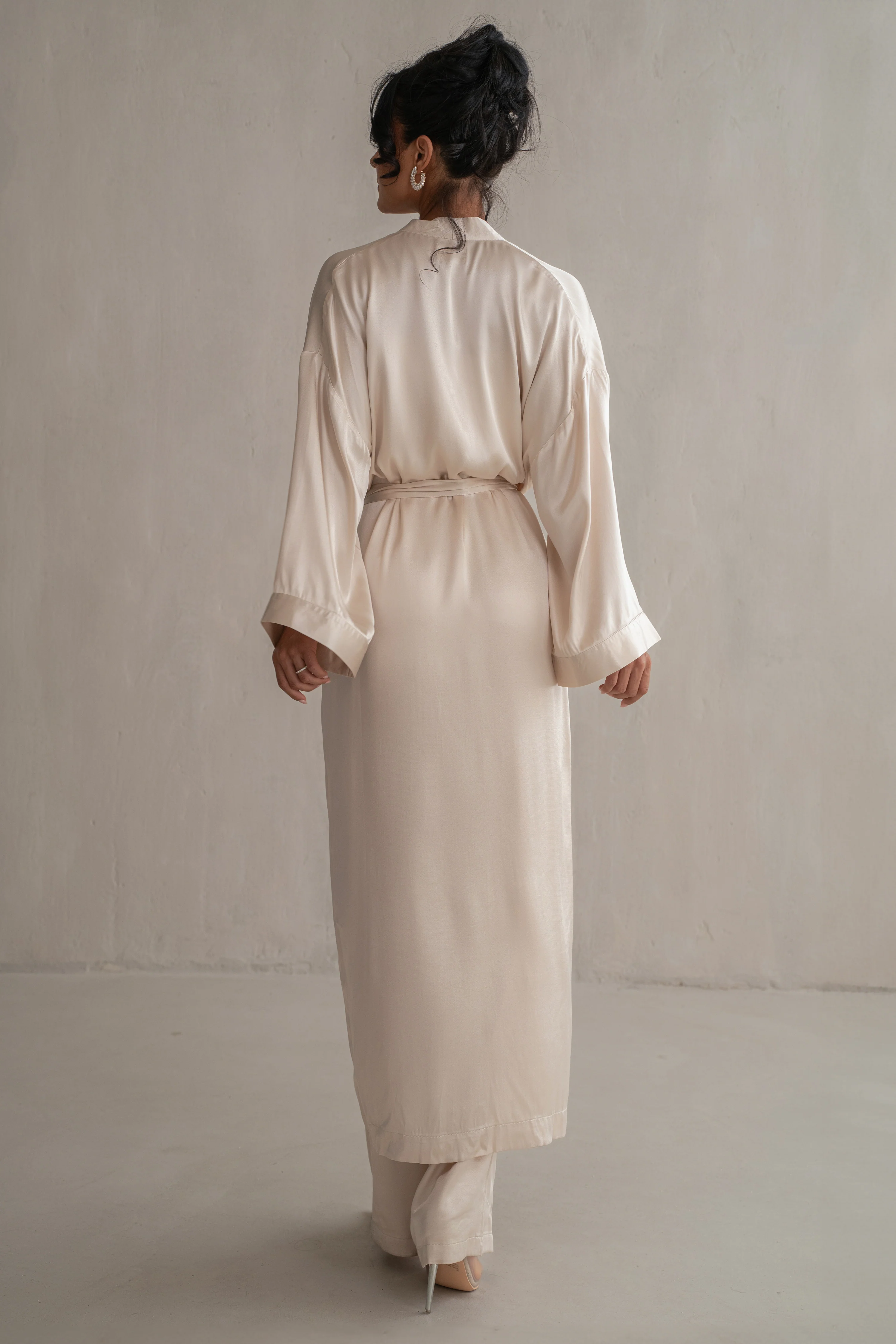 Champagne Forever And Always Satin Robe - Image 15
