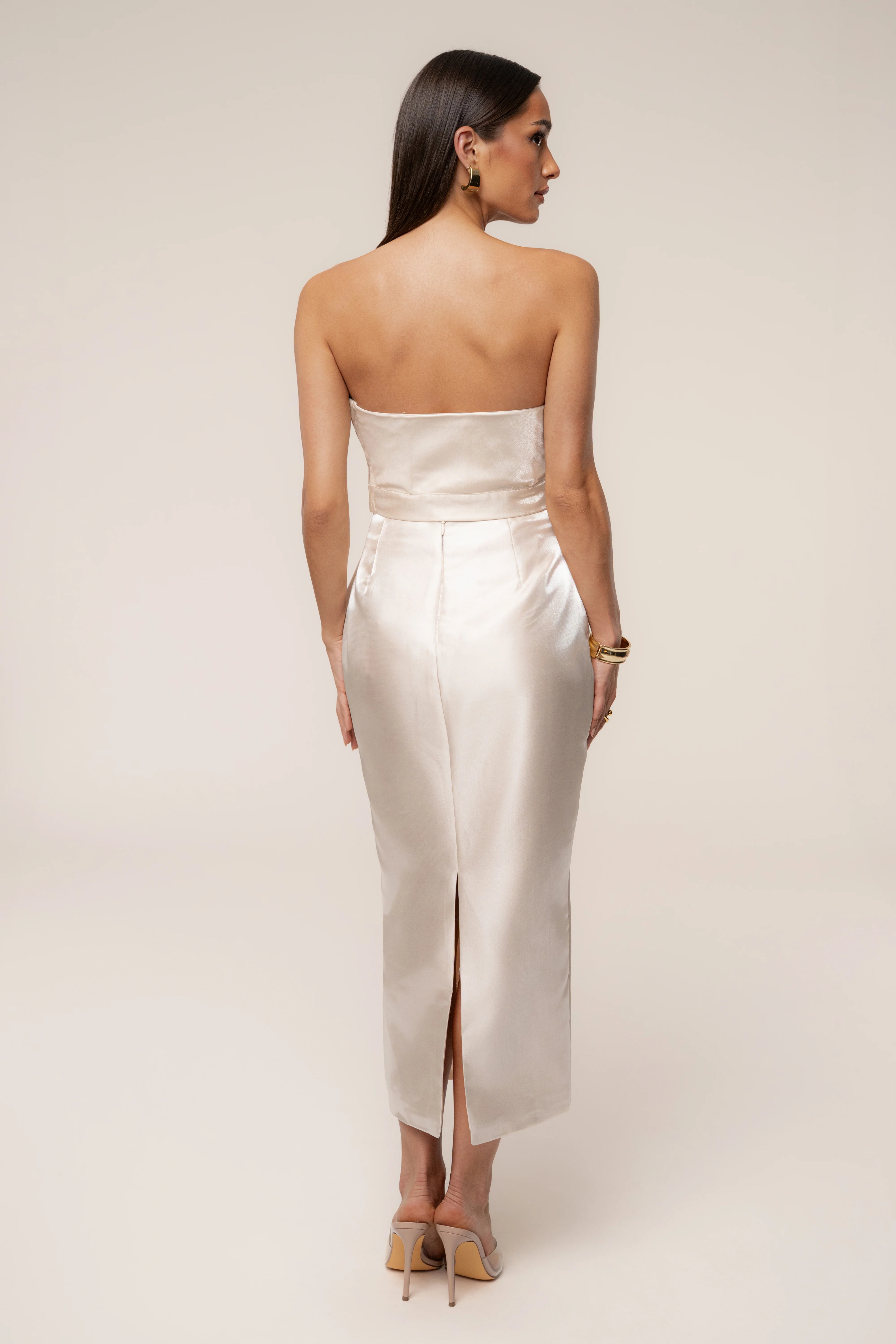 Champagne Gala Pleated Top - Image 8