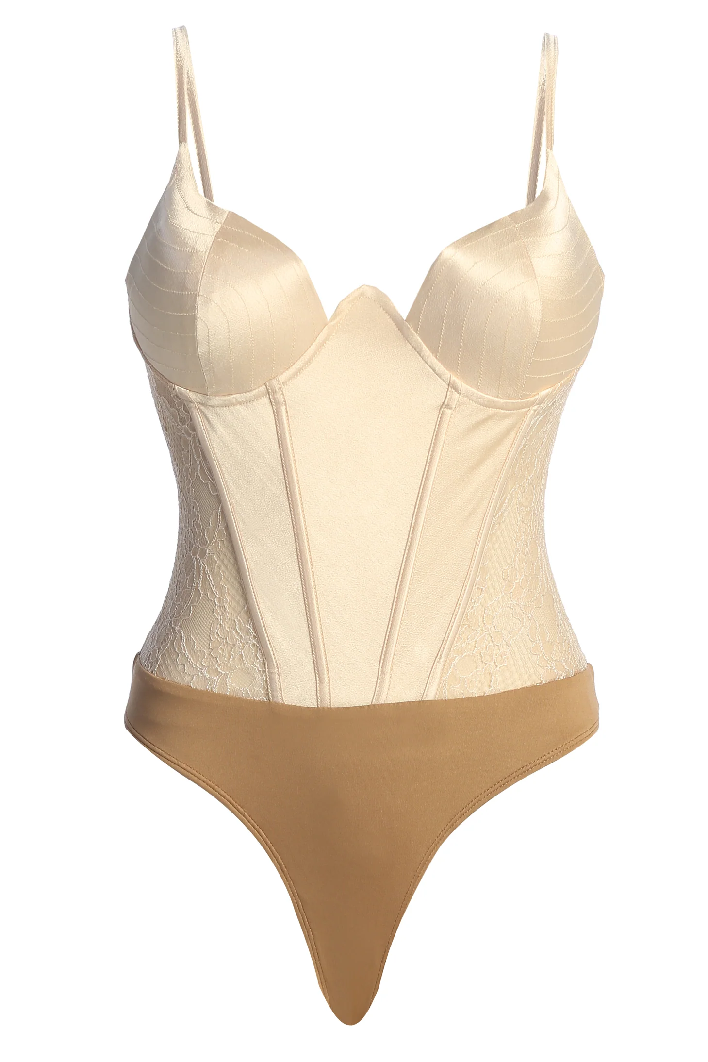 Champagne Incomparable Lace Bodysuit - Image 6