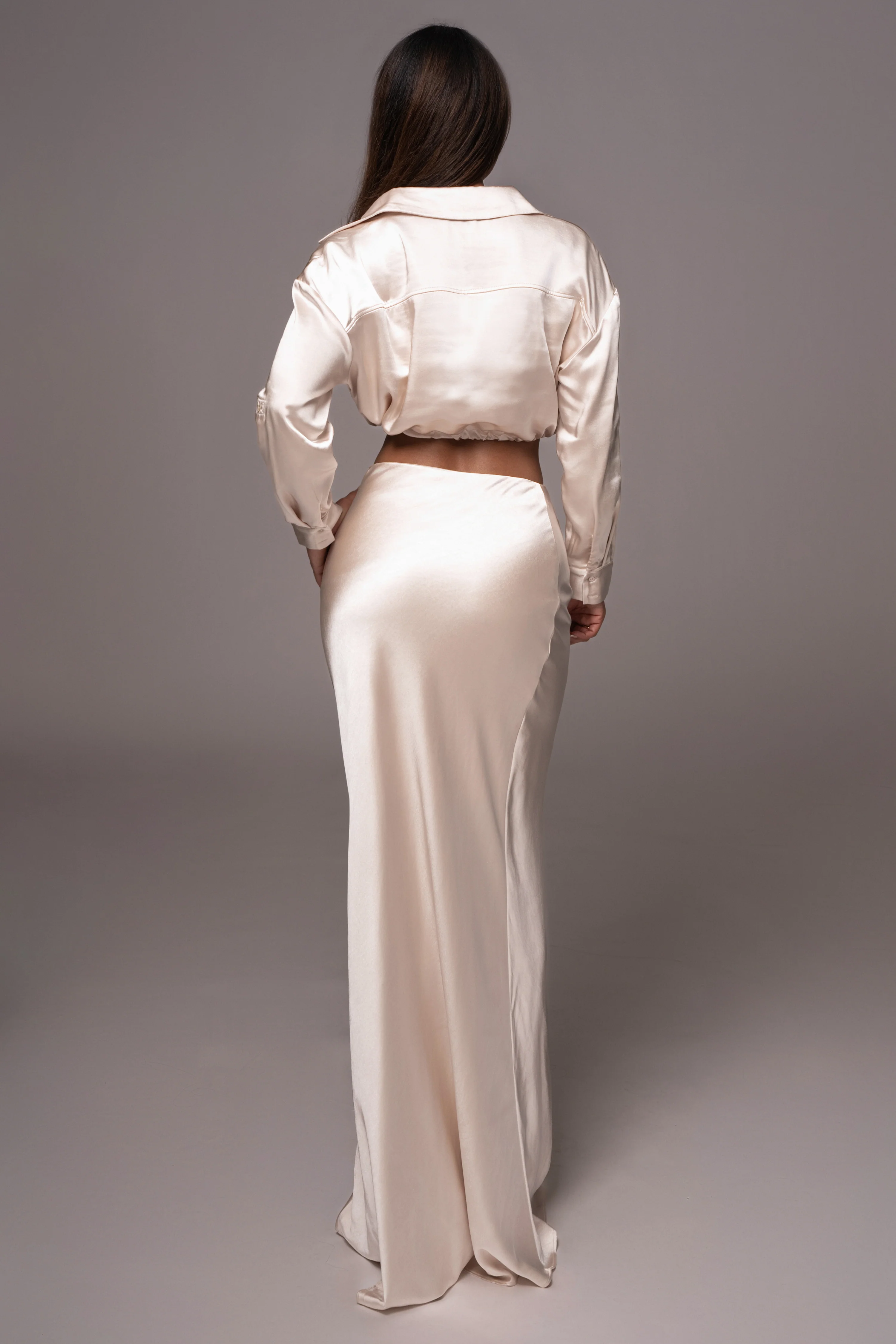 Champagne Kiah Button Up Top - Image 10