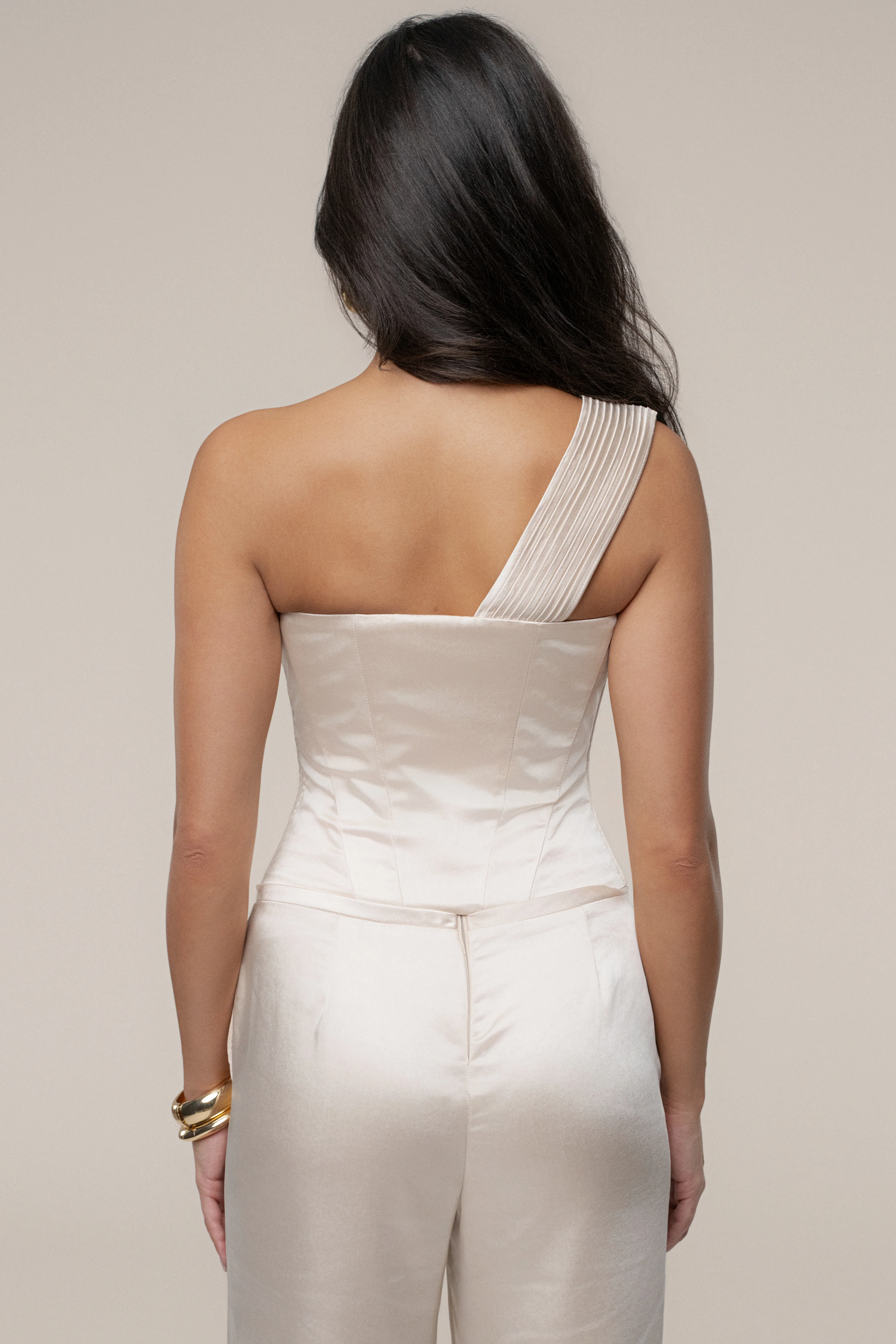 Champagne Love Song Satin Top - Image 4