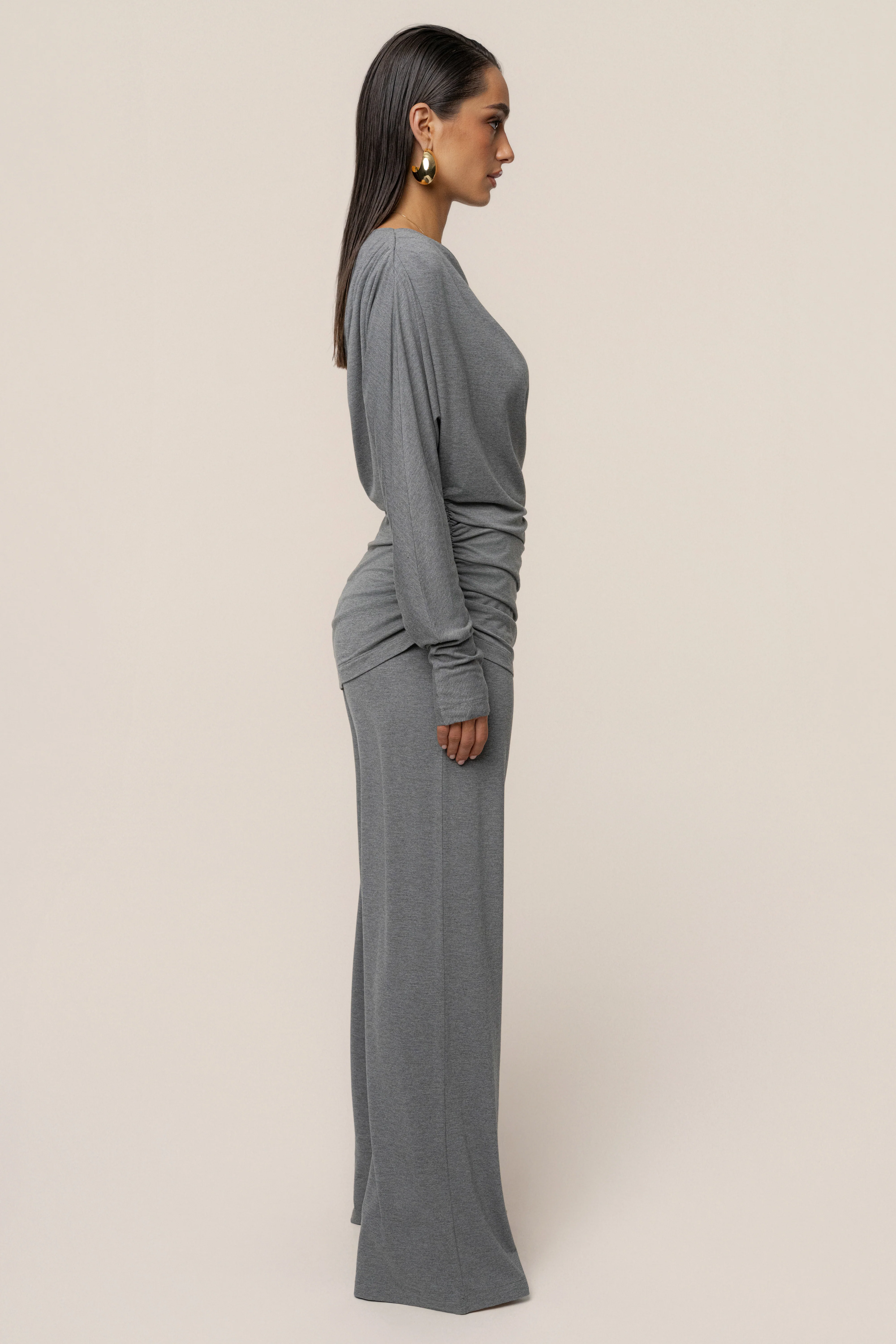 Charcoal Winter Soirée Pant Set - Image 9