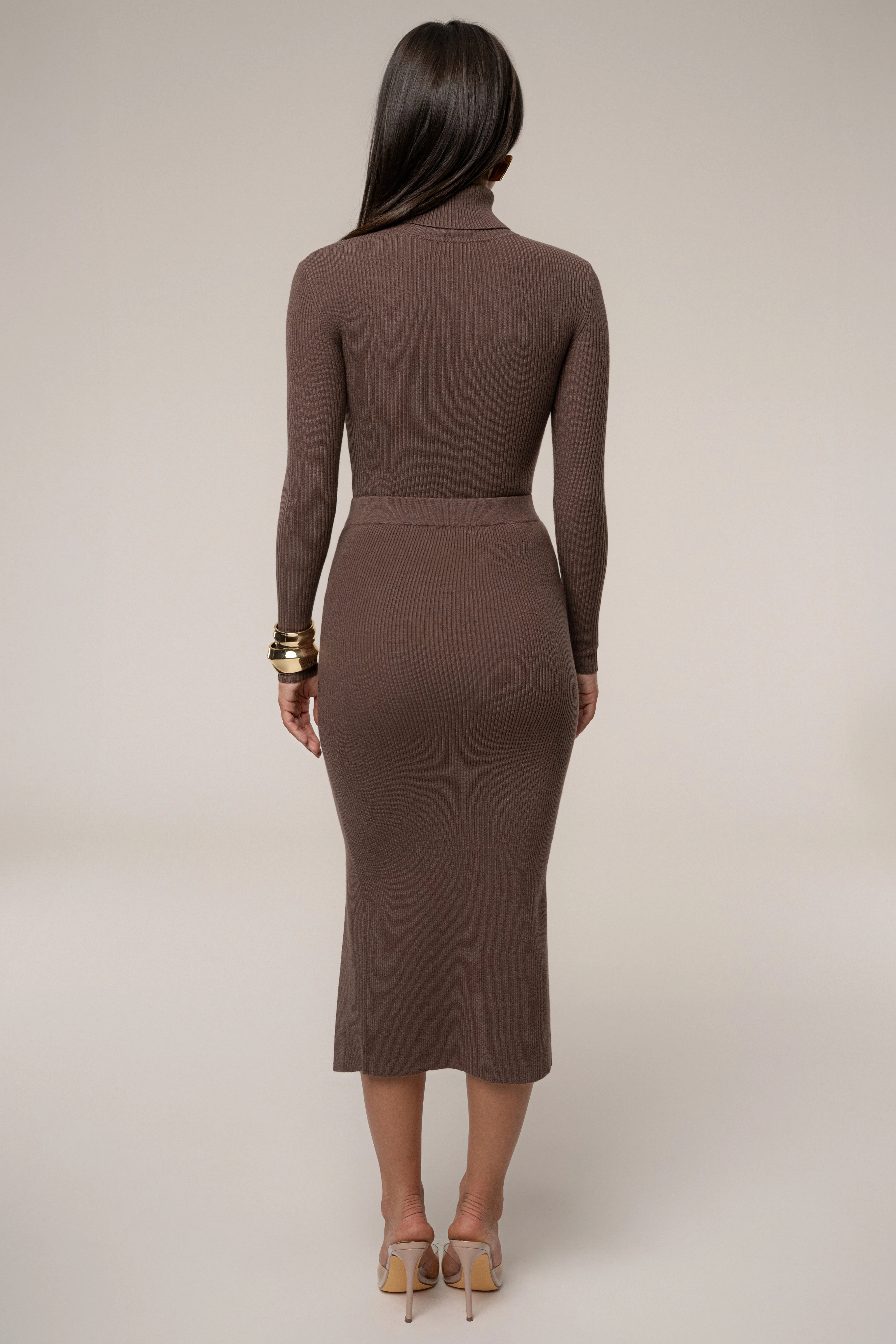 Chocolate Cardinal Essential Knit Skirt - Image 7