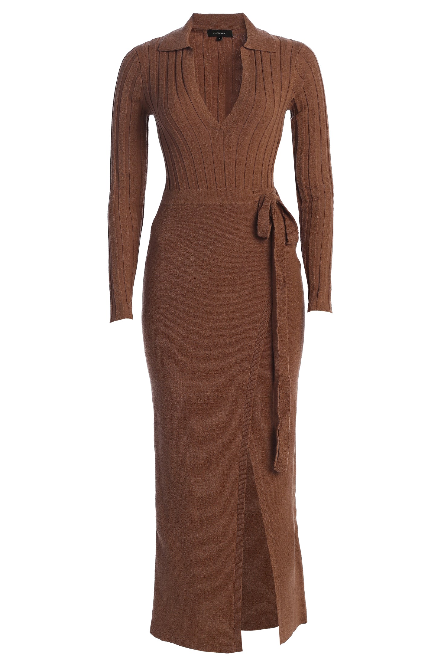 Chocolate Emma Knit Maxi Dress - Image 2