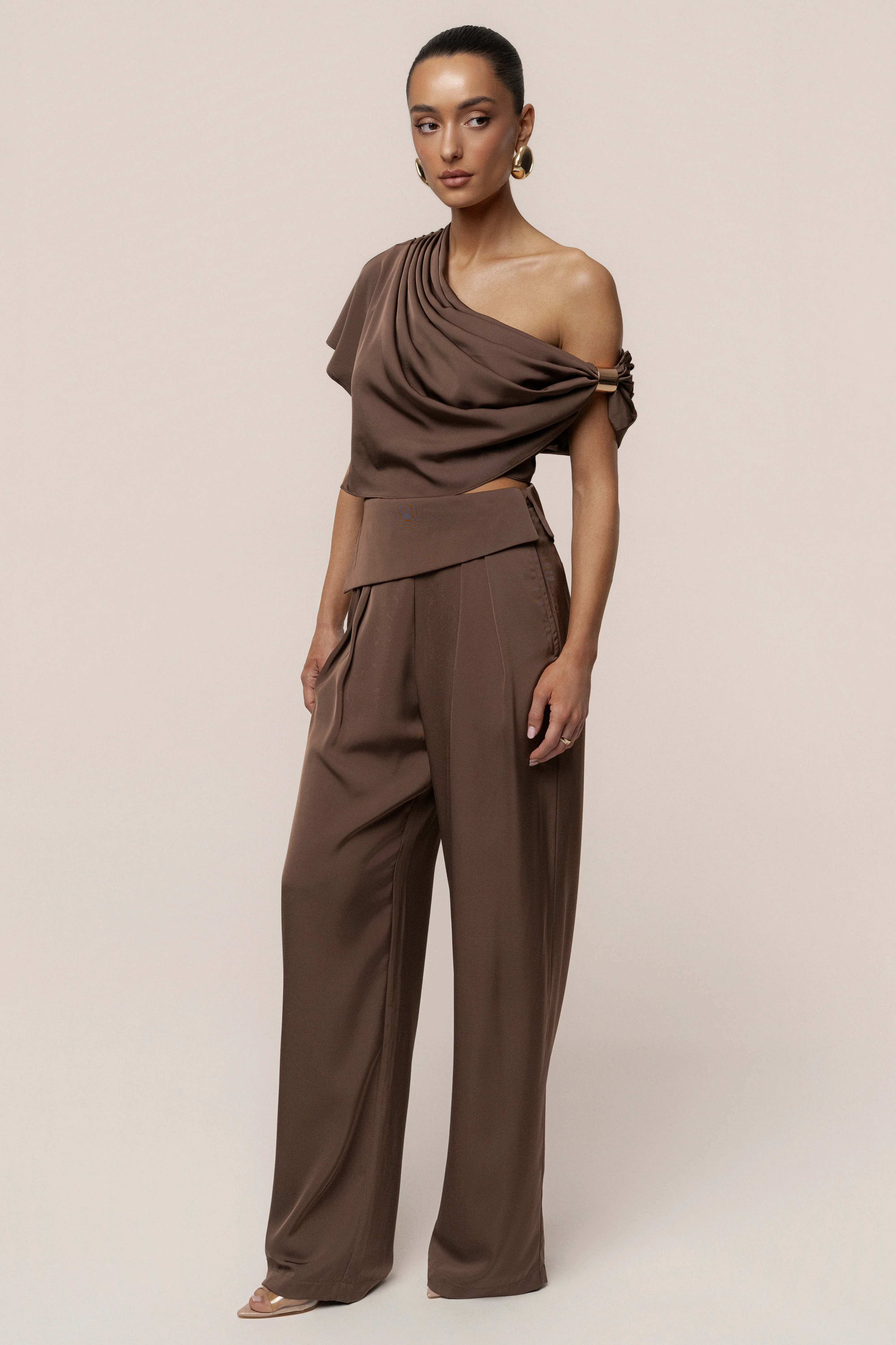 Chocolate Executive Trousers - Image 10