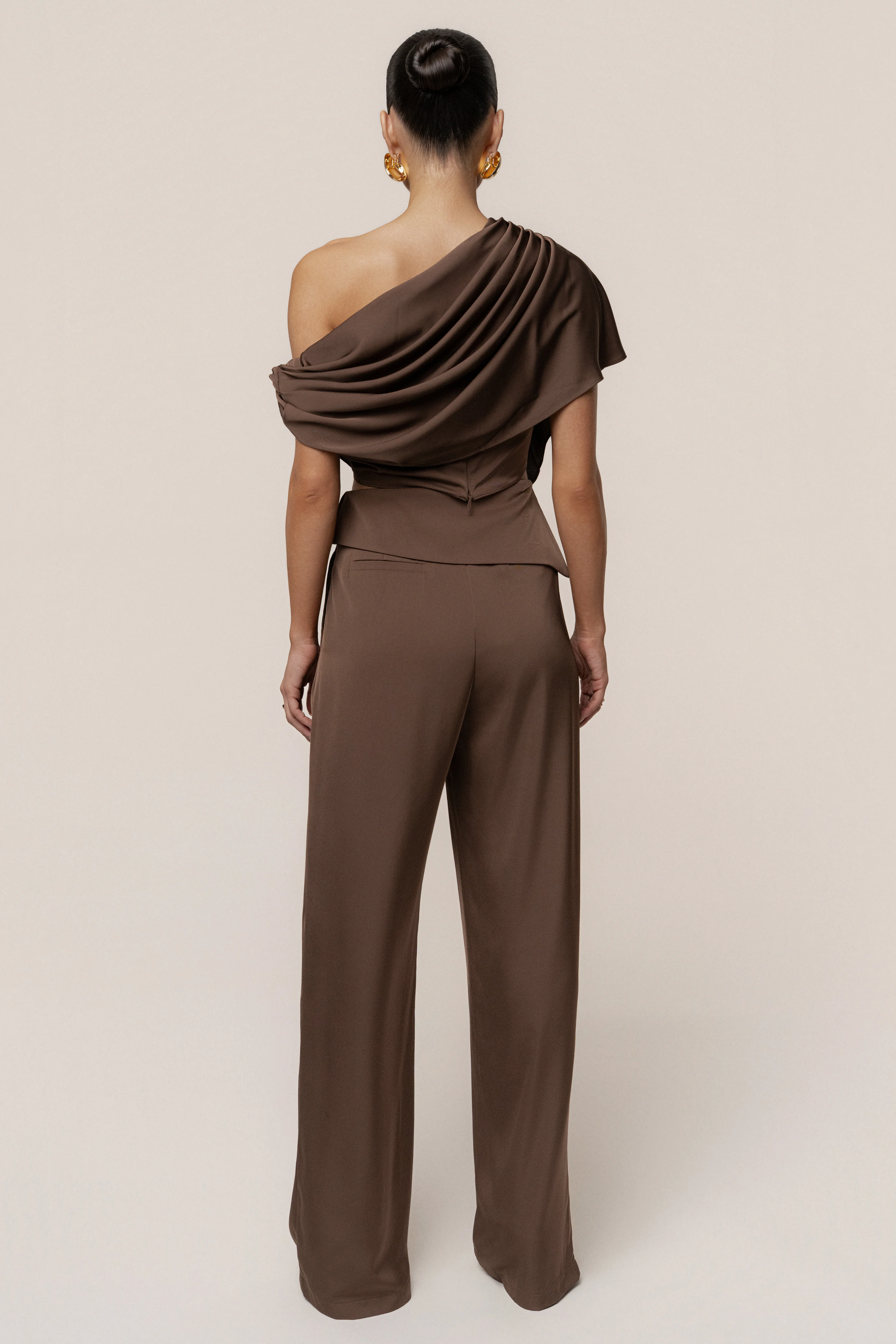 Chocolate Executive Trousers - Image 12