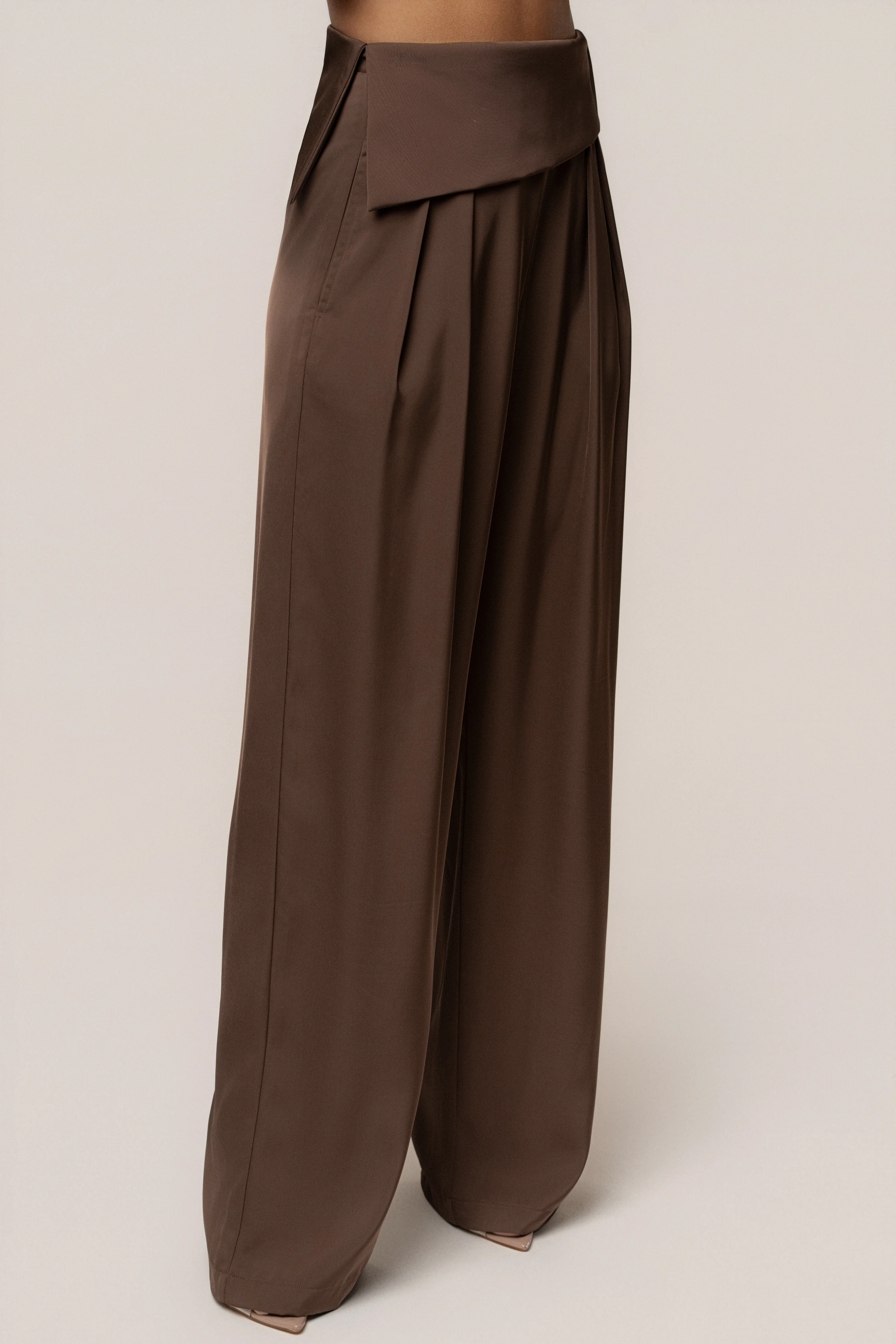 Chocolate Executive Trousers - Image 5