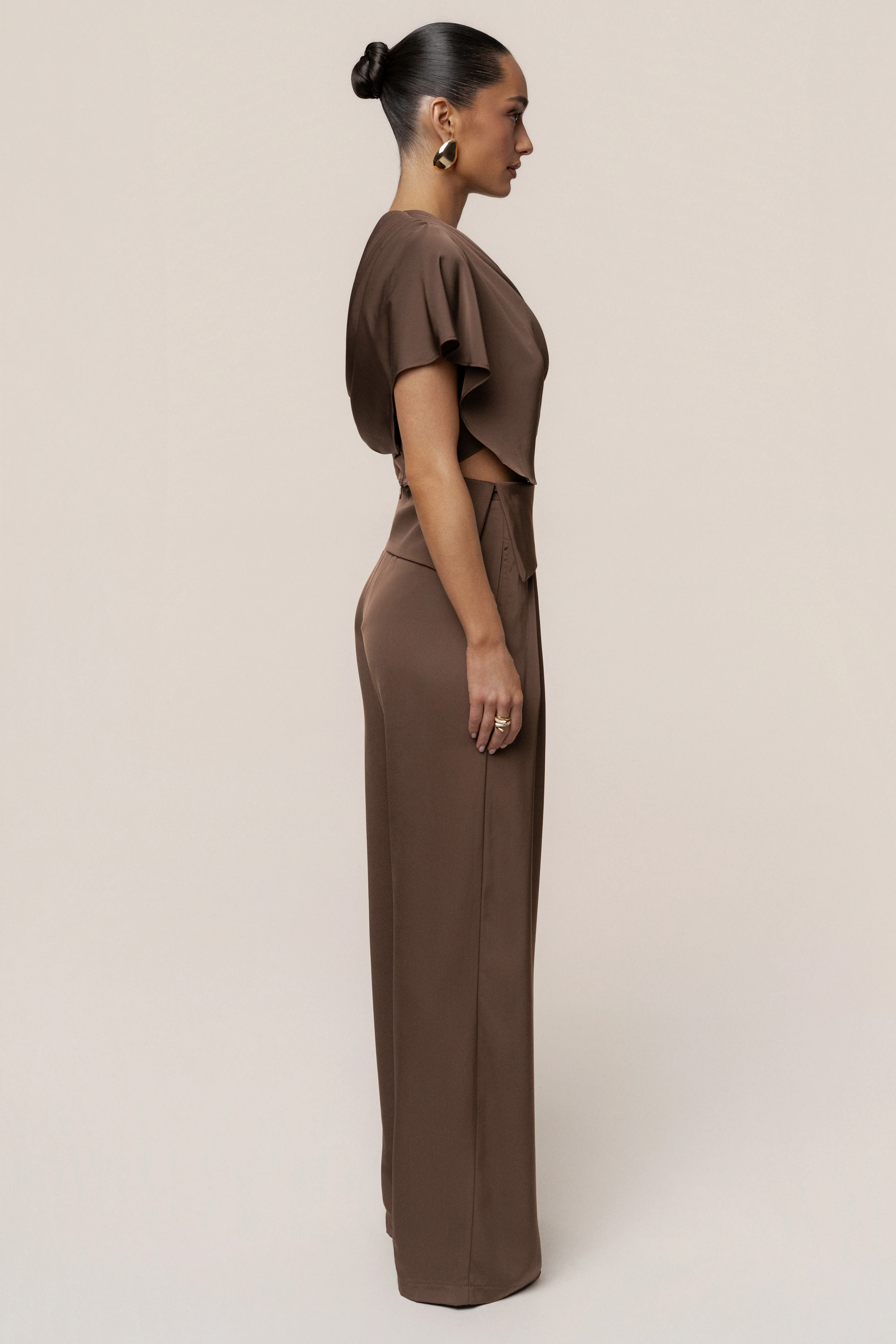 Chocolate Executive Trousers - Image 9
