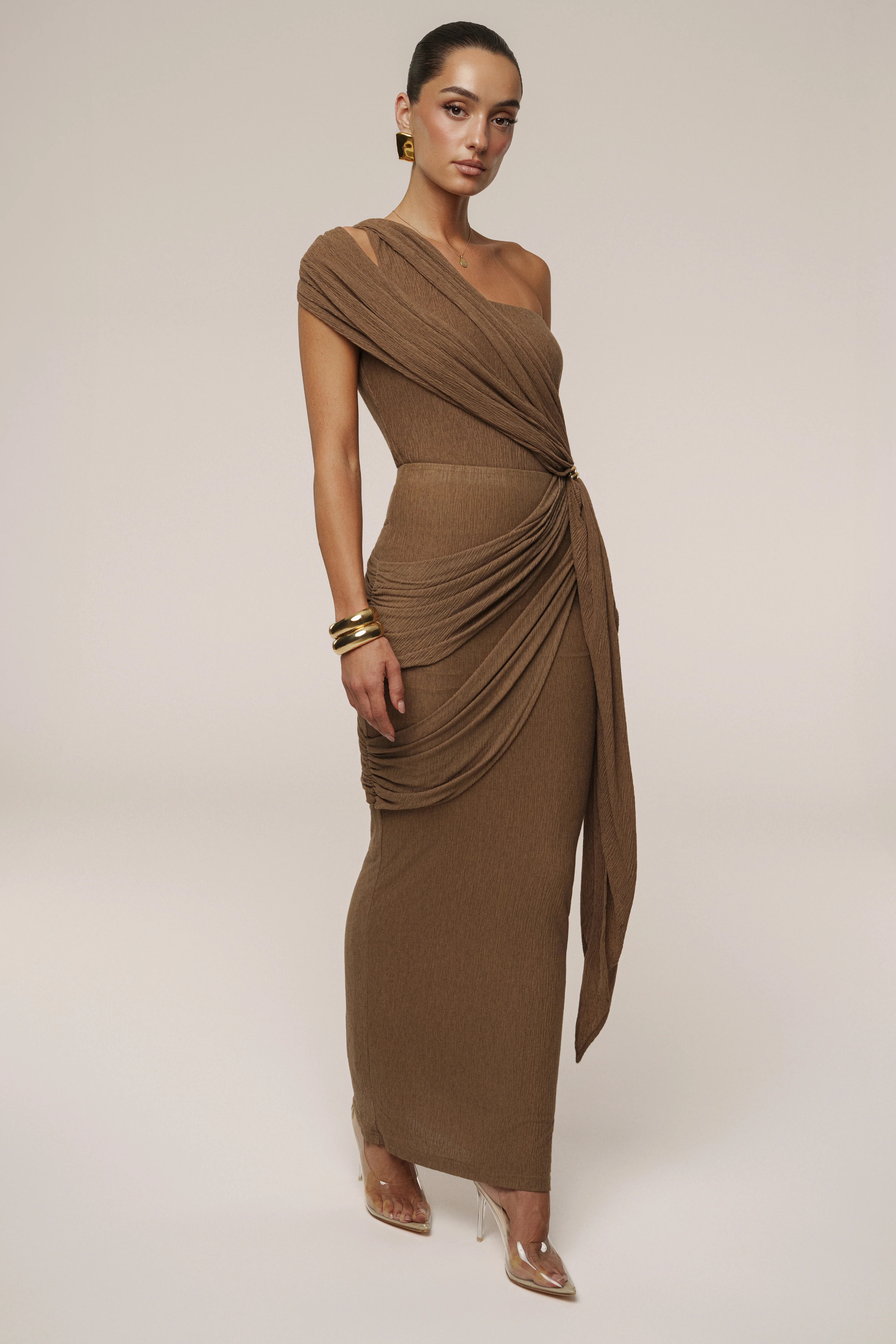 Chocolate Lovina Drape Bodysuit - Image 5