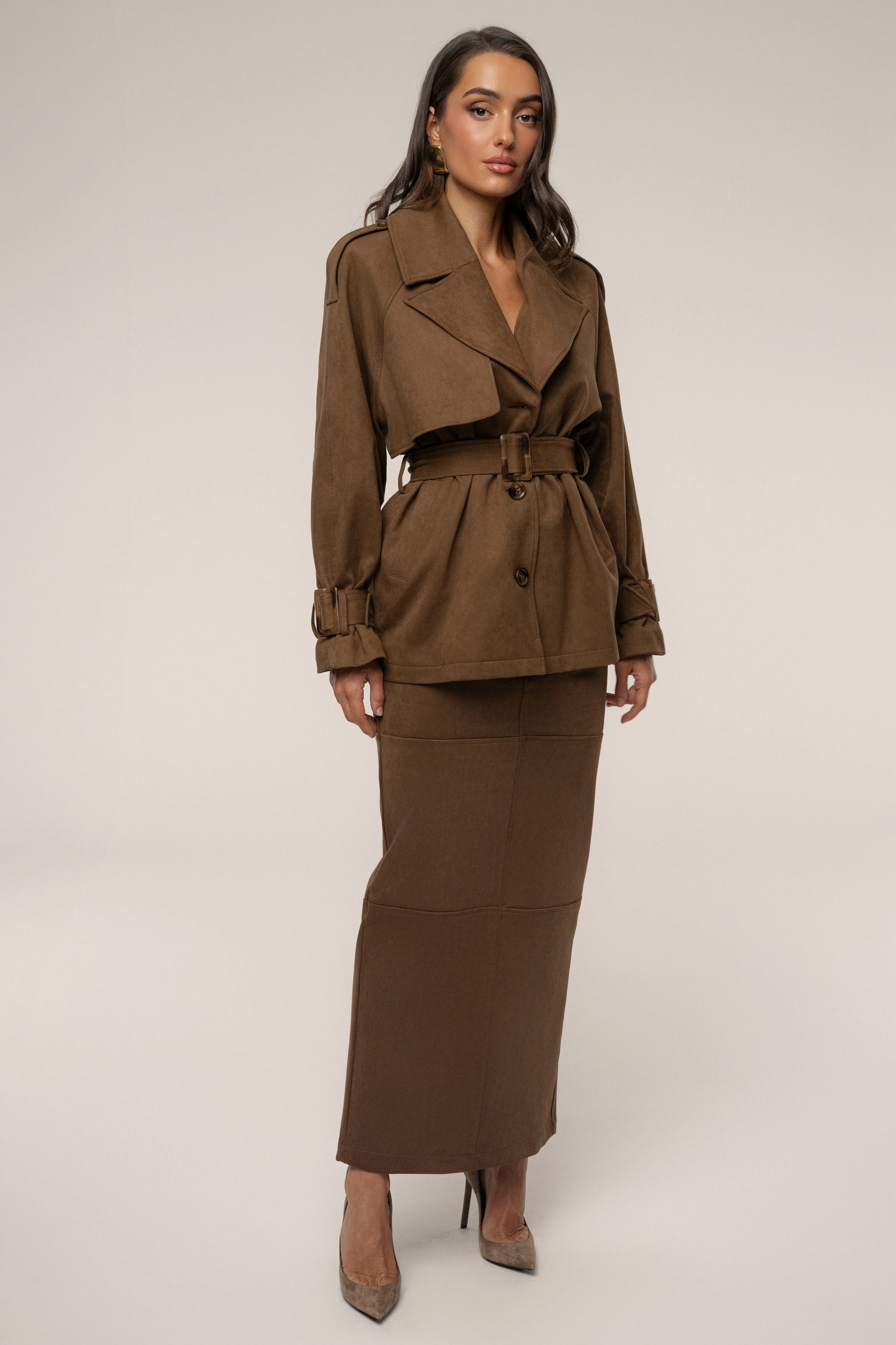 Chocolate Nightfall Suede Jacket - Image 6