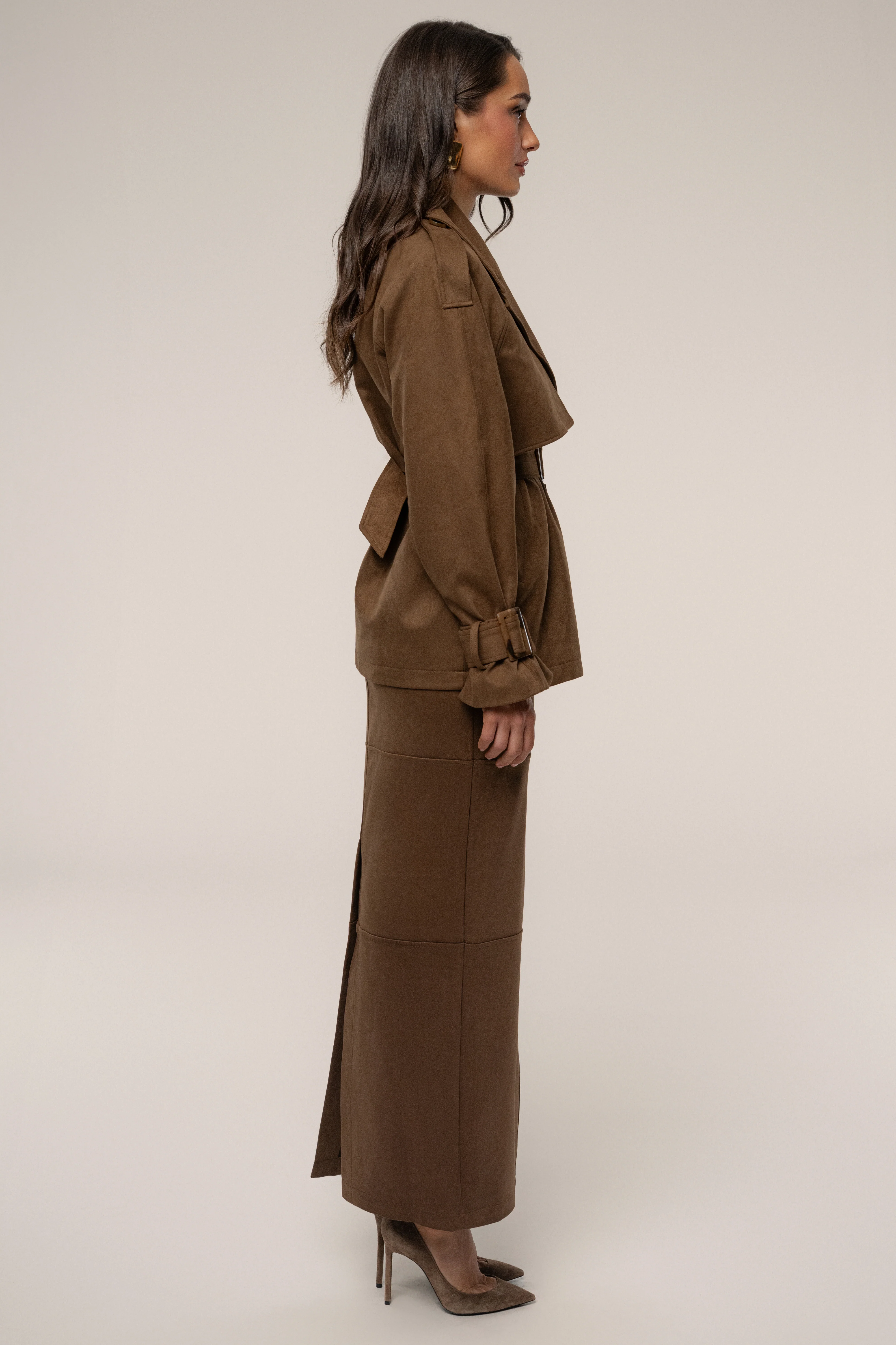 Chocolate Nightfall Suede Jacket - Image 7