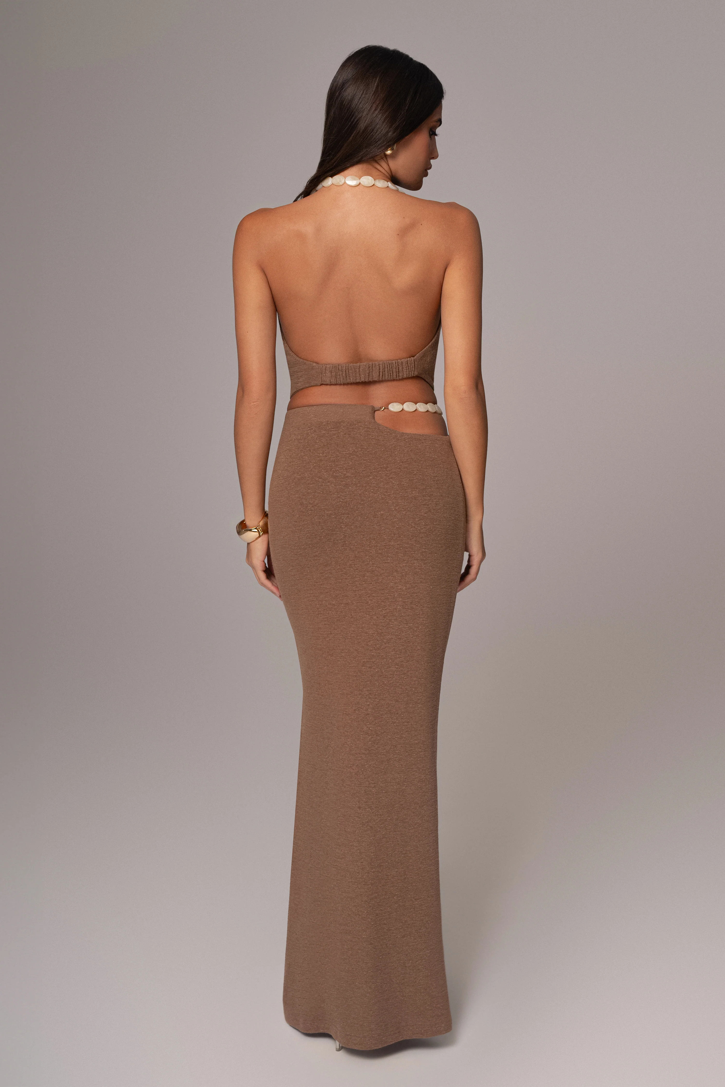 Chocolate Skye Knit Skirt Set - Image 10