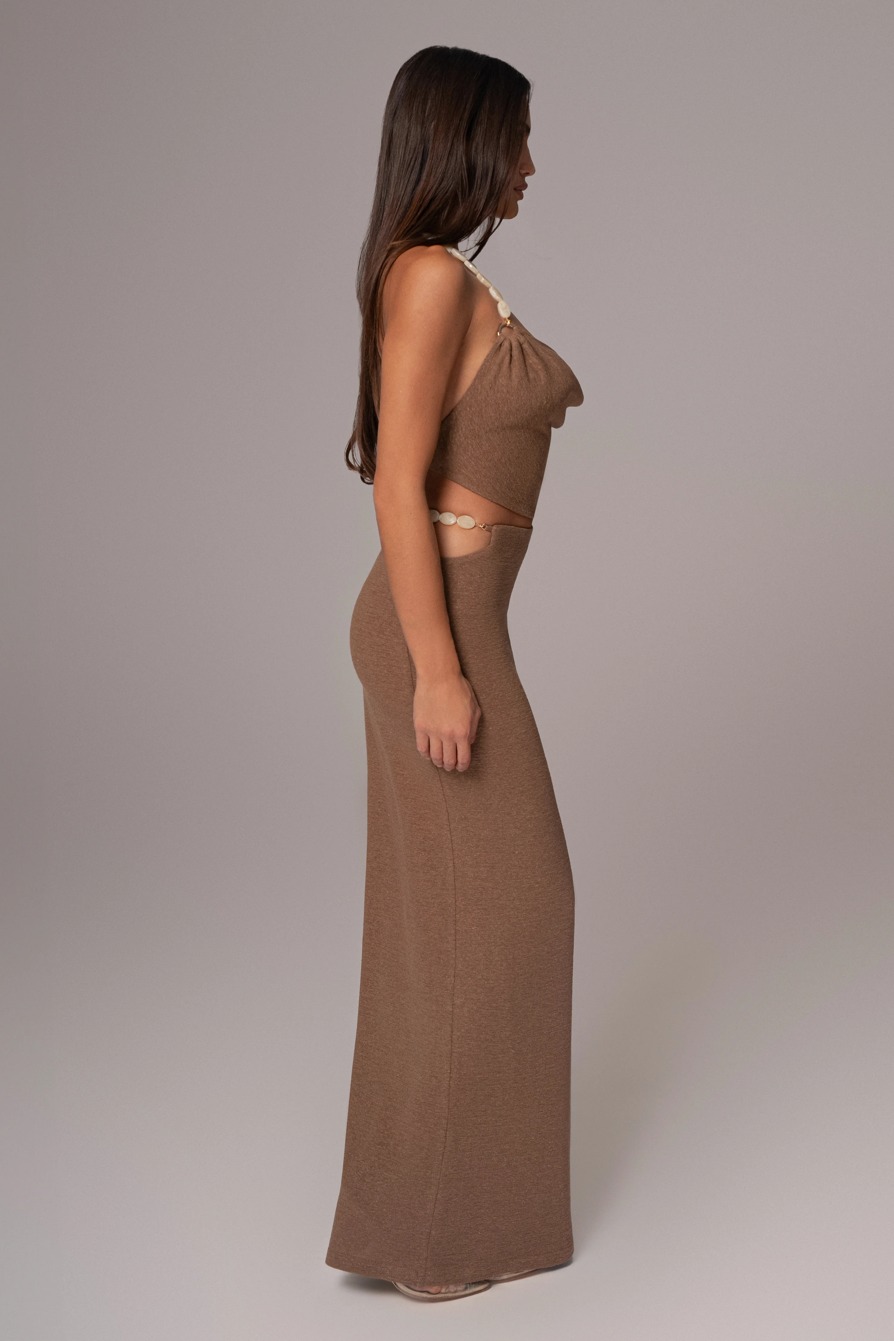 Chocolate Skye Knit Skirt Set - Image 7