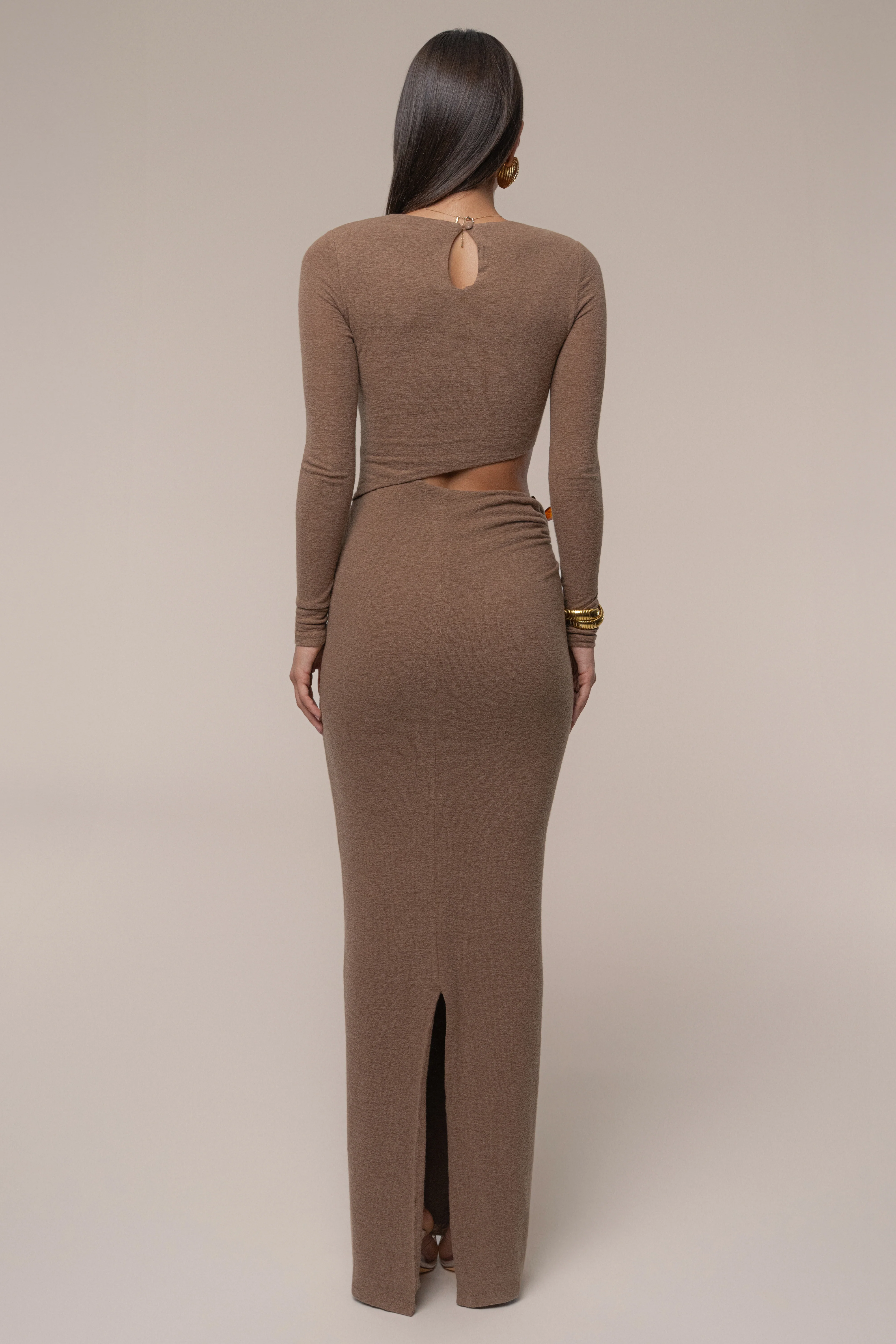 Chocolate Summer Romance Cutout Dress - Image 15