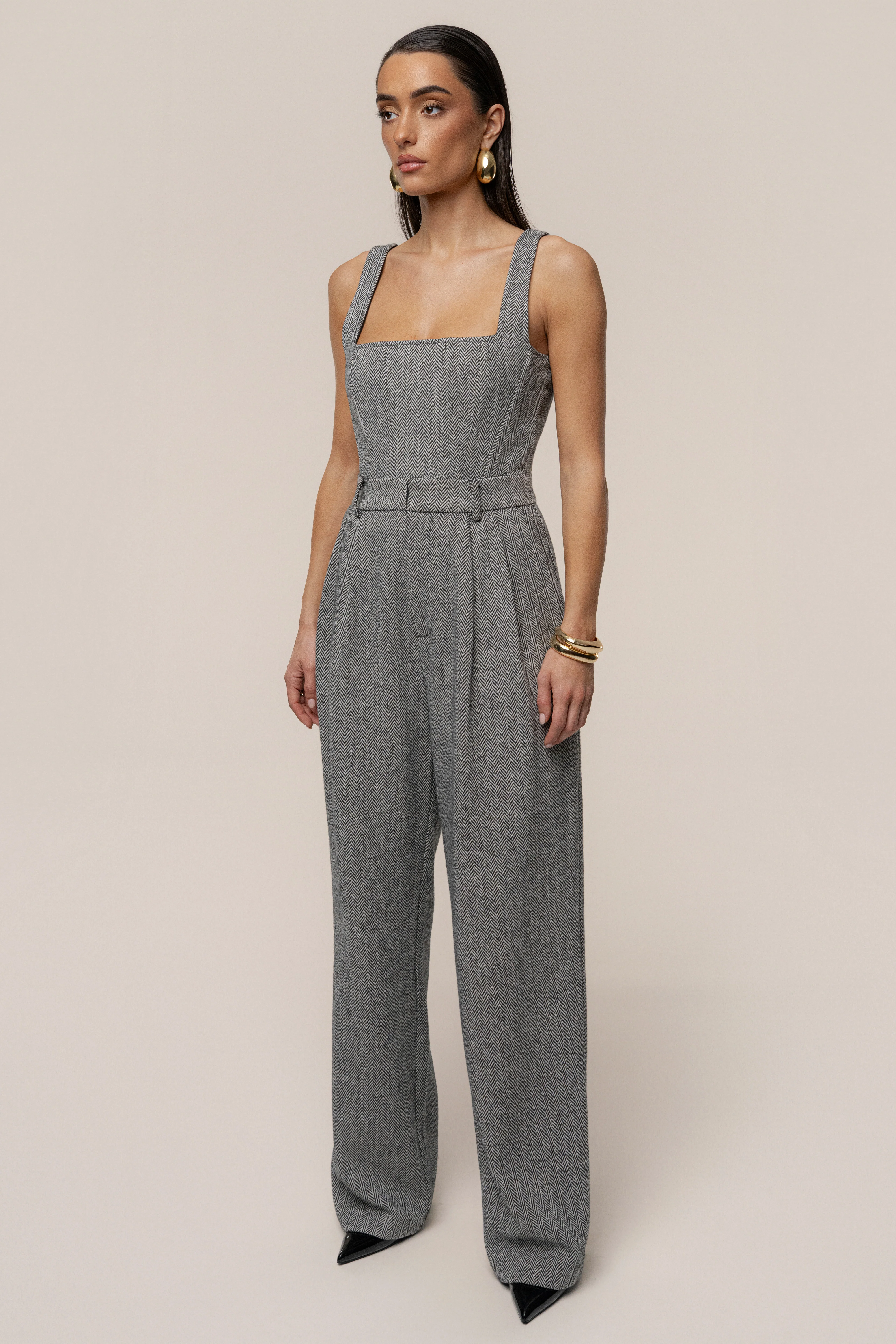 Classic Herringbone Trousers - Image 7