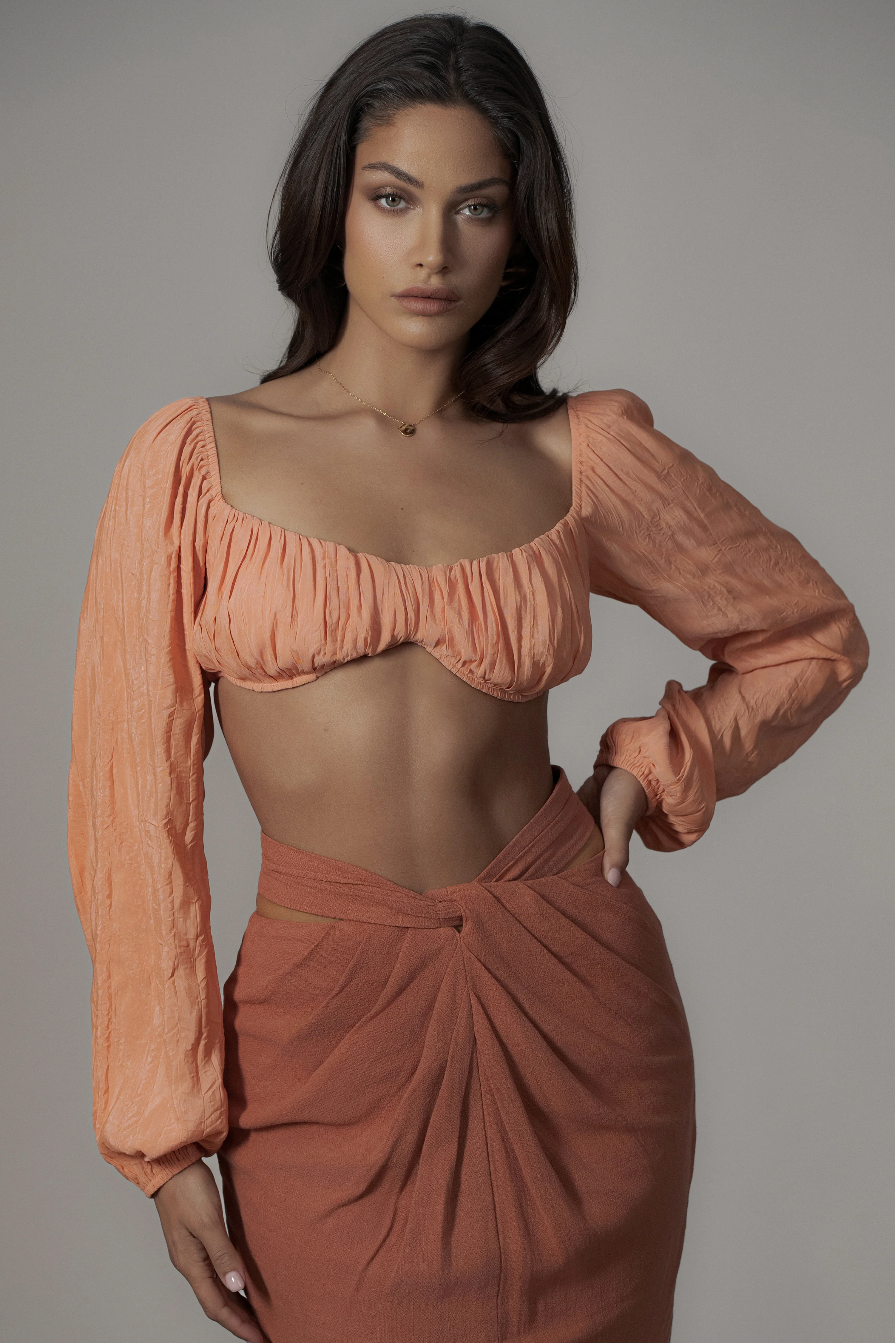Coral Carey Long Sleeve Top - Image 4