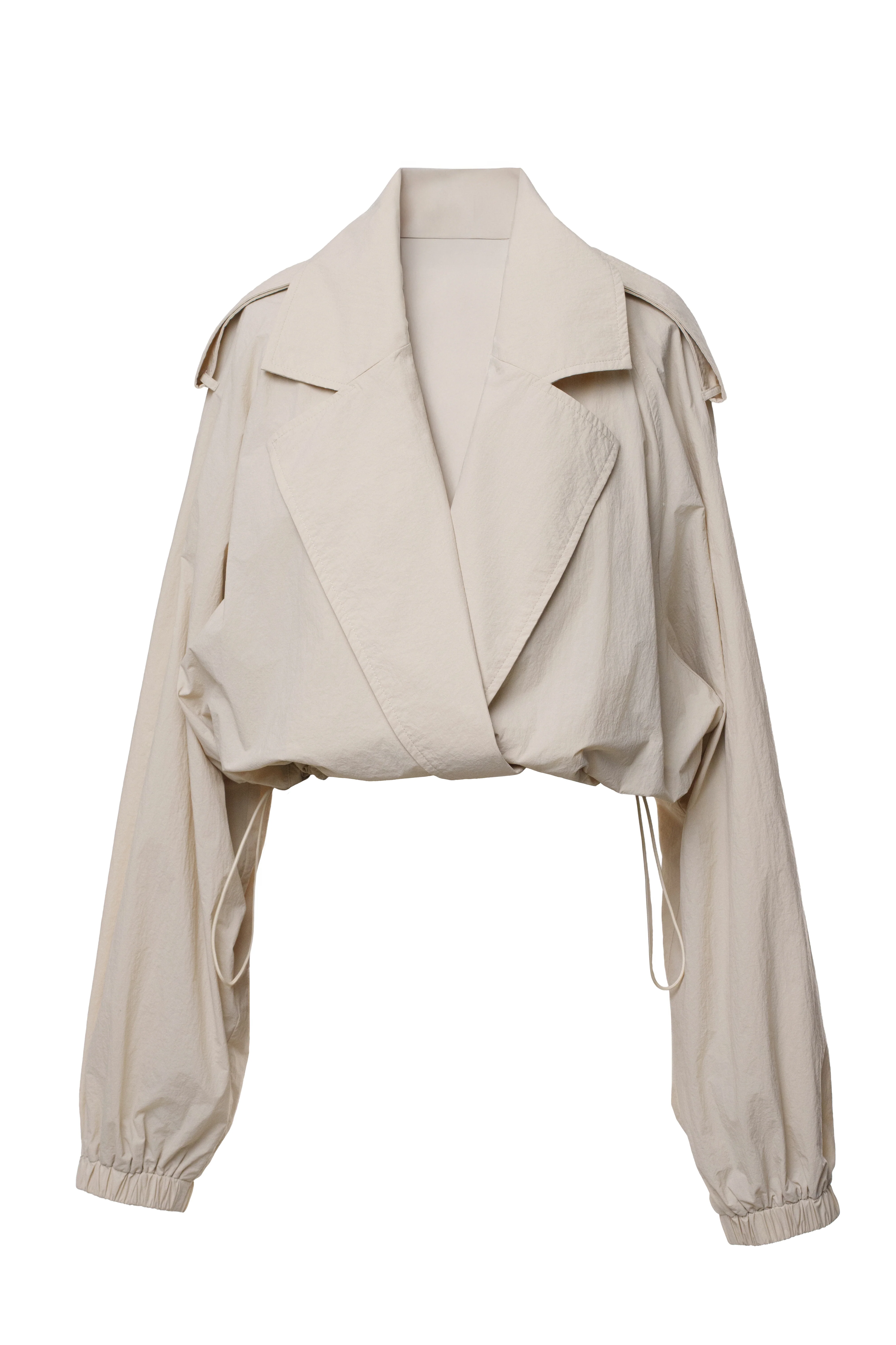 Cream In Motion Cropped Jacket - Image 2