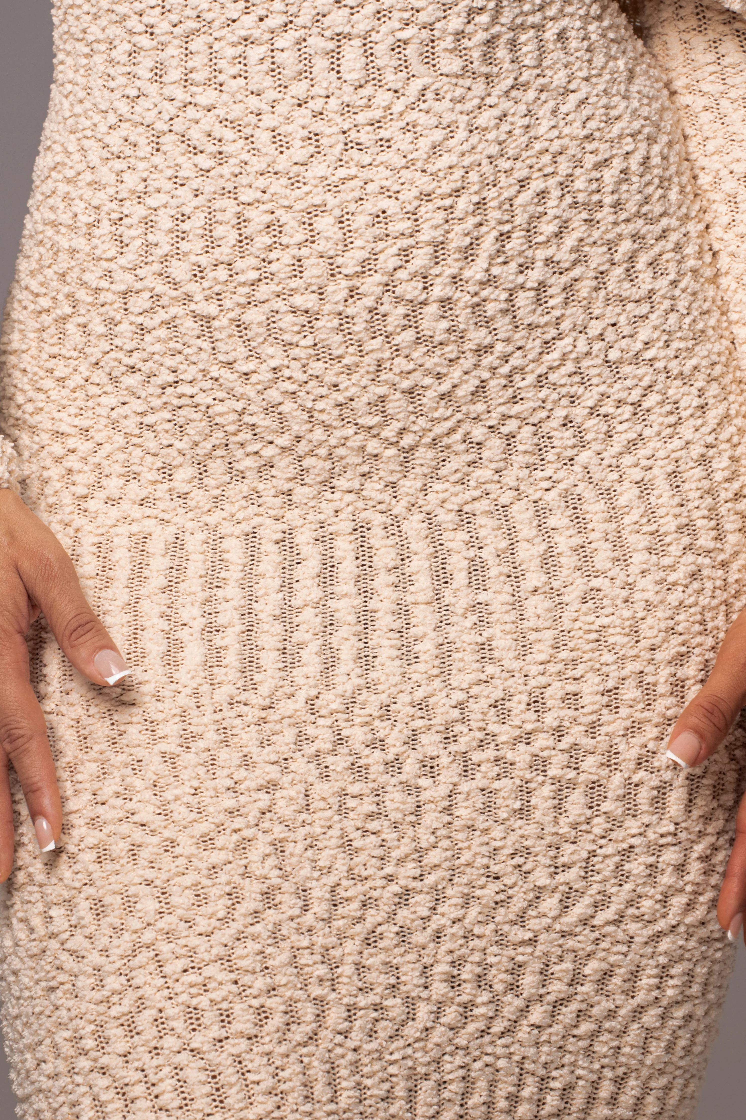 Cream Olivea Knit Maxi Dress - Image 8