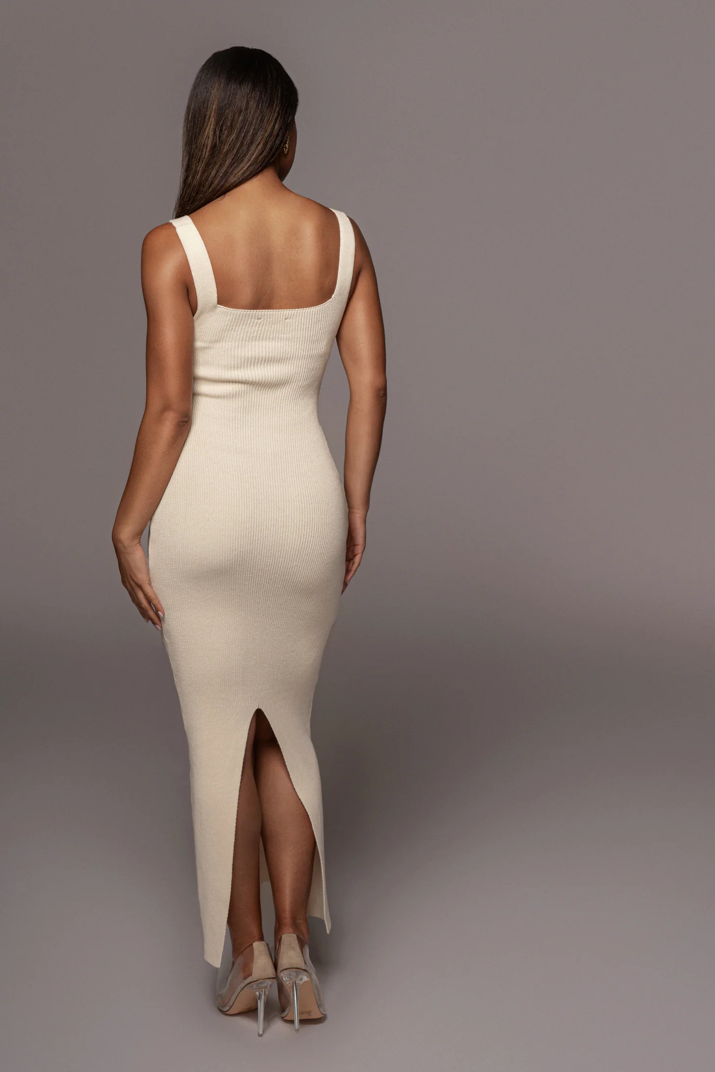Cream Siren Sweater Dress - Image 8