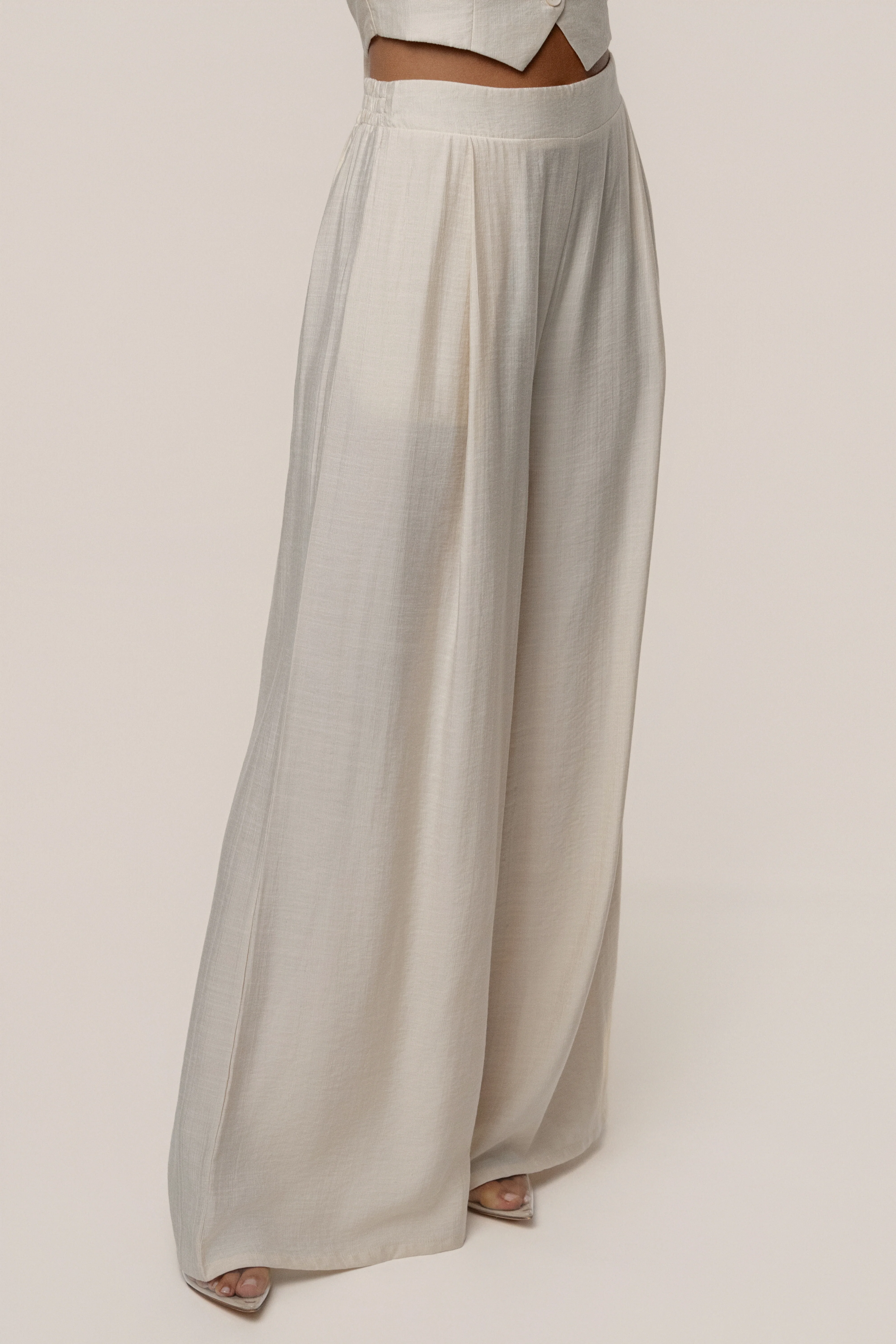 Cream Tropical Daze Pant Set - Image 7
