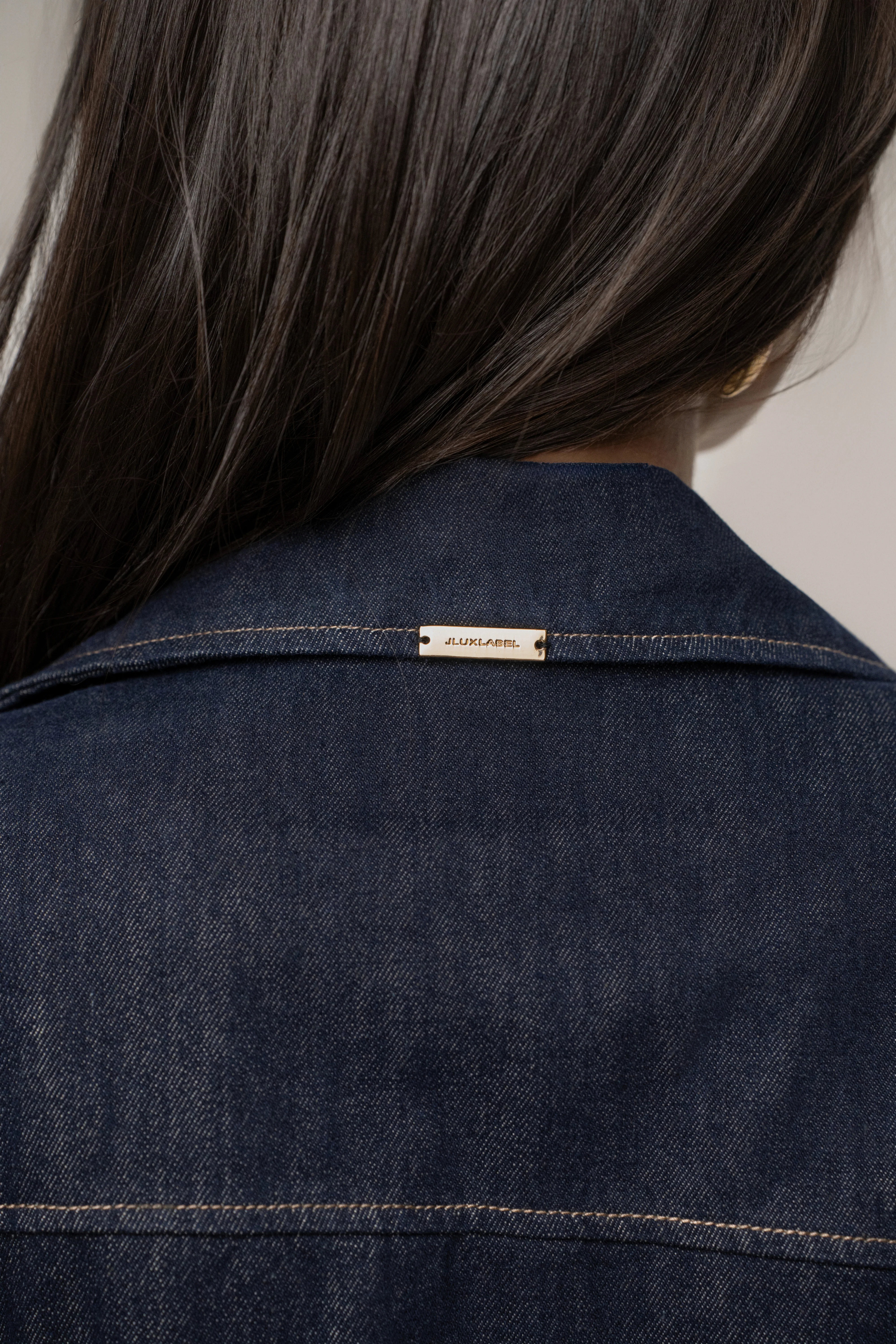 Dark Denim Signature Coat - Image 17