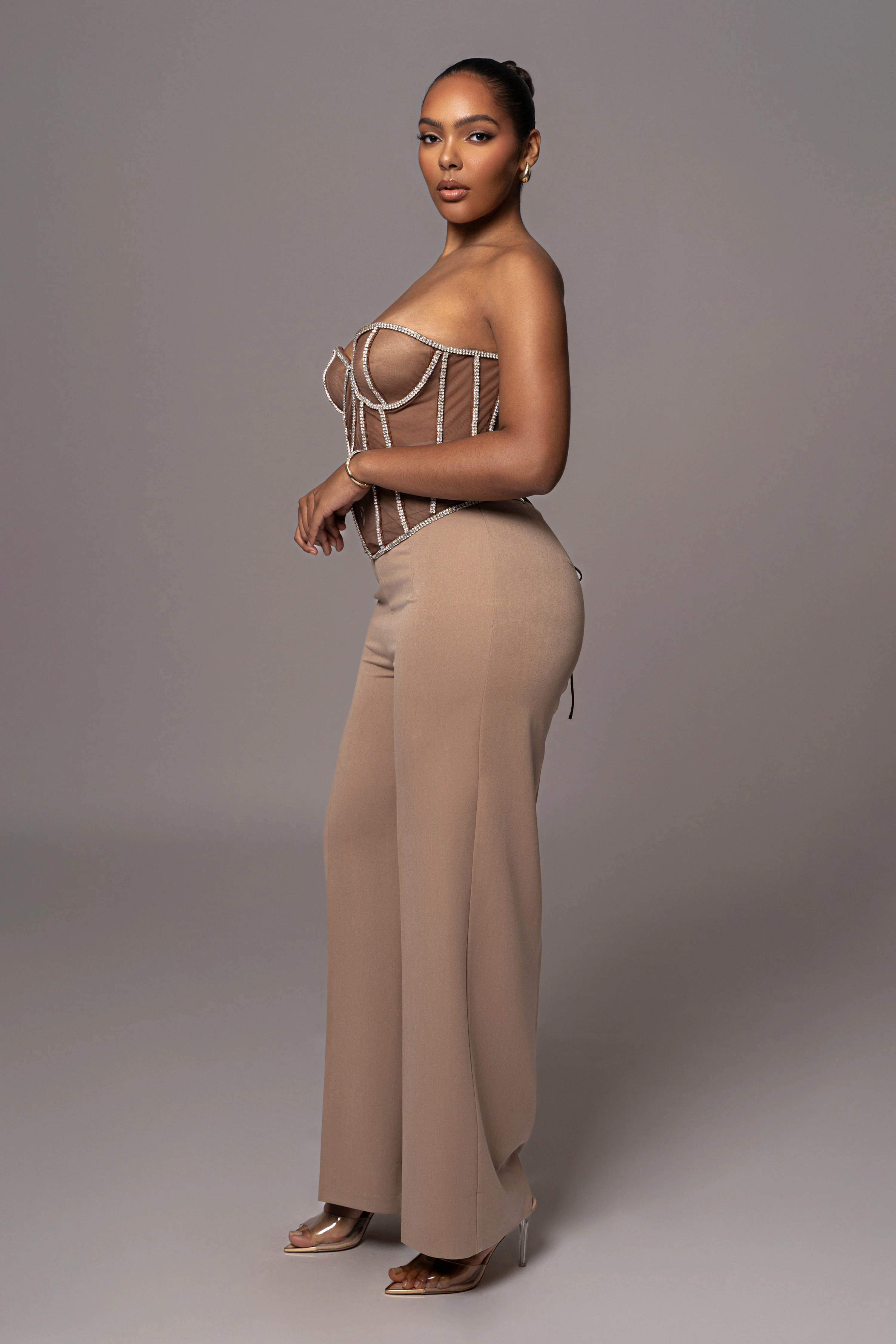 Dark Limited Edition Rhinestone Crystal Corset - Image 11