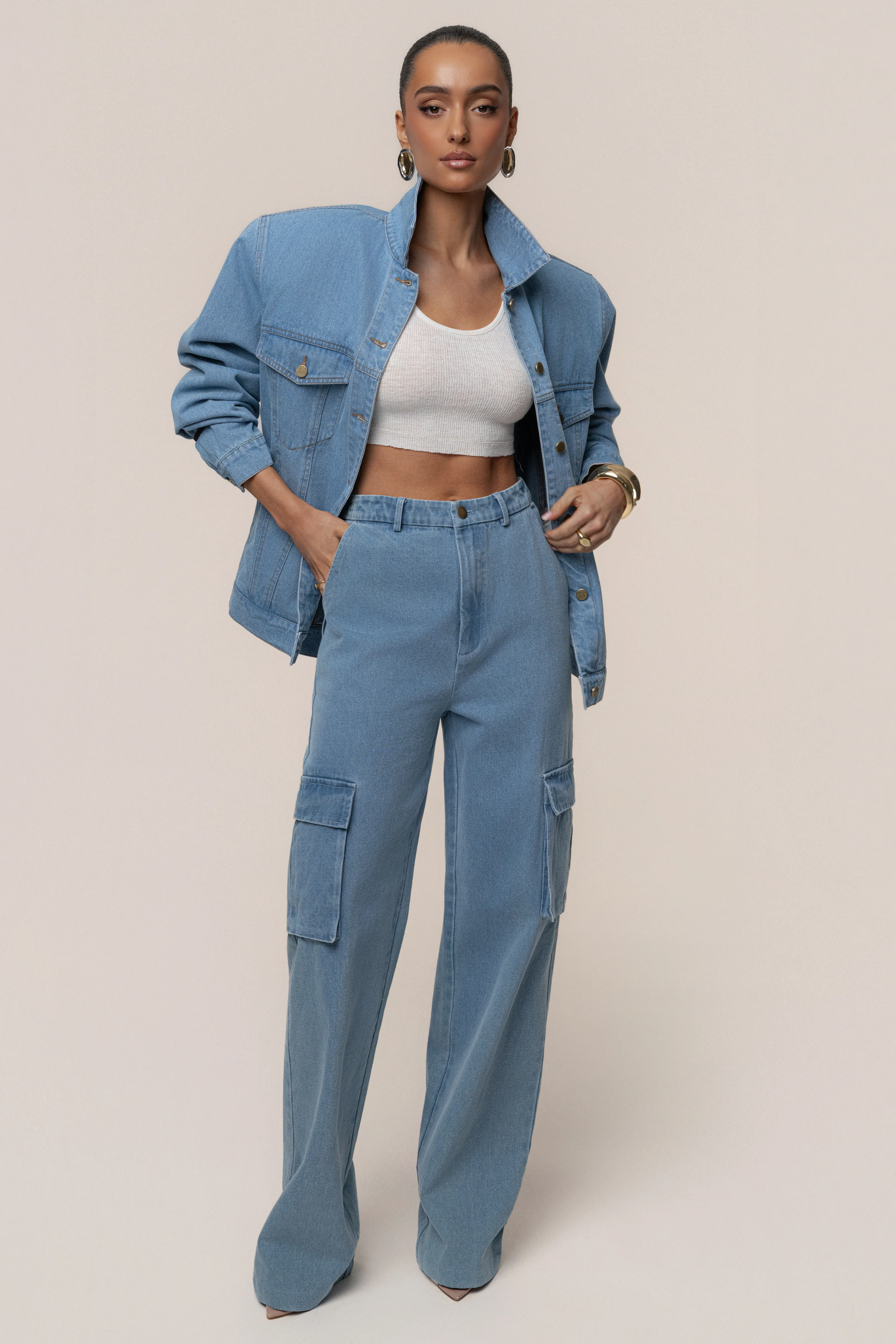 Medium Wash Next Phase Denim Jacket - Image 11