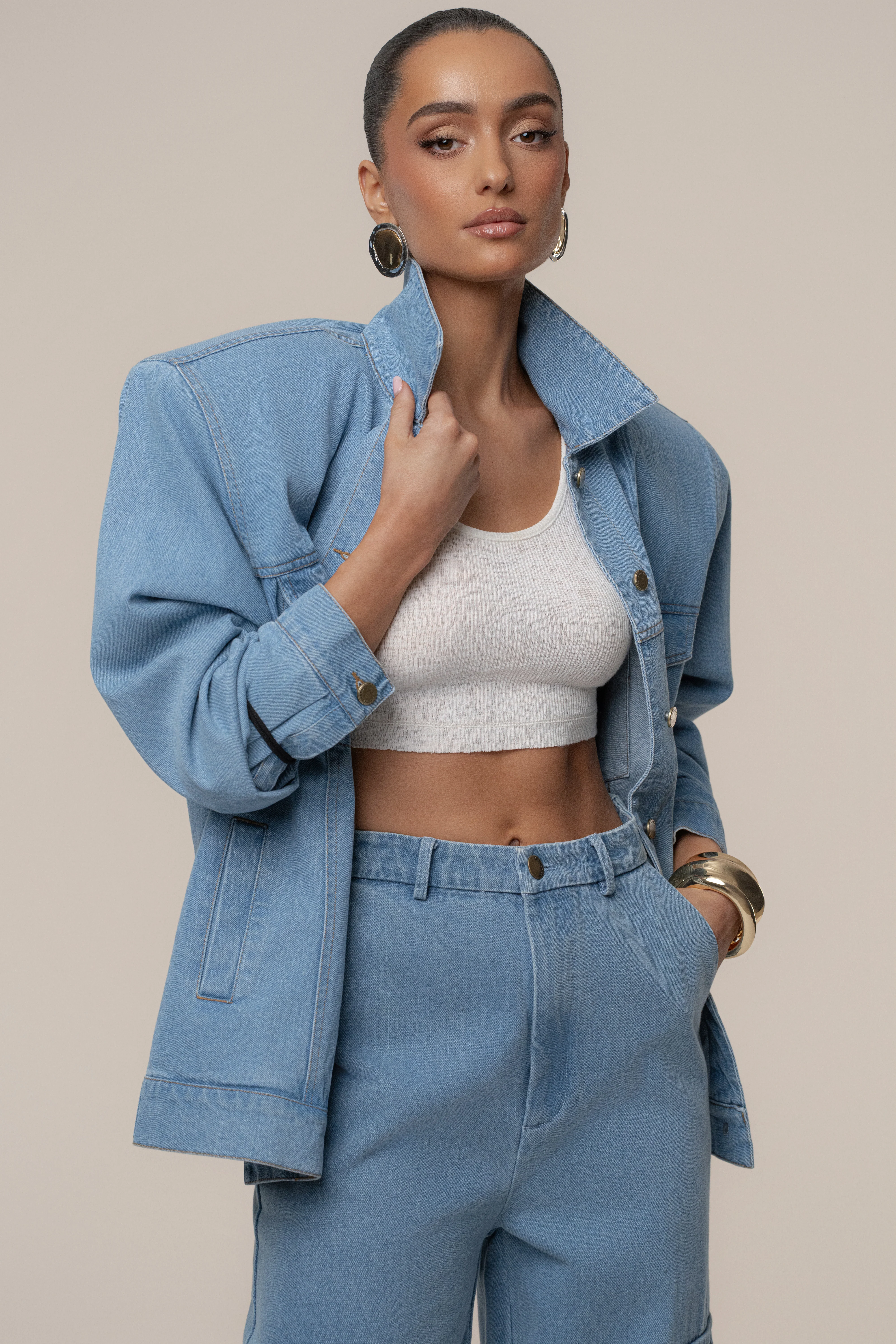 Medium Wash Next Phase Denim Jacket - Image 5