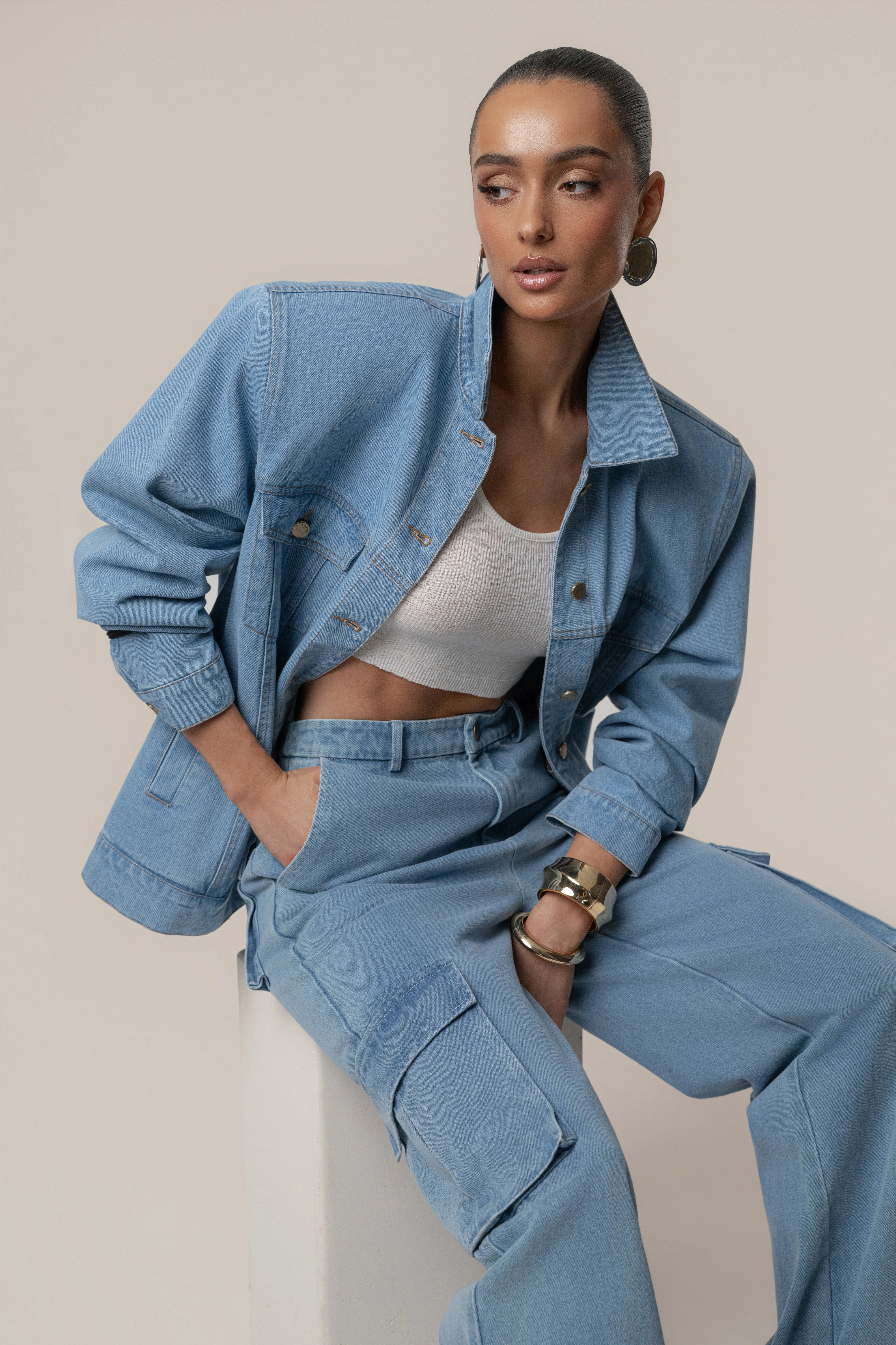 Medium Wash Next Phase Denim Jacket - Image 9