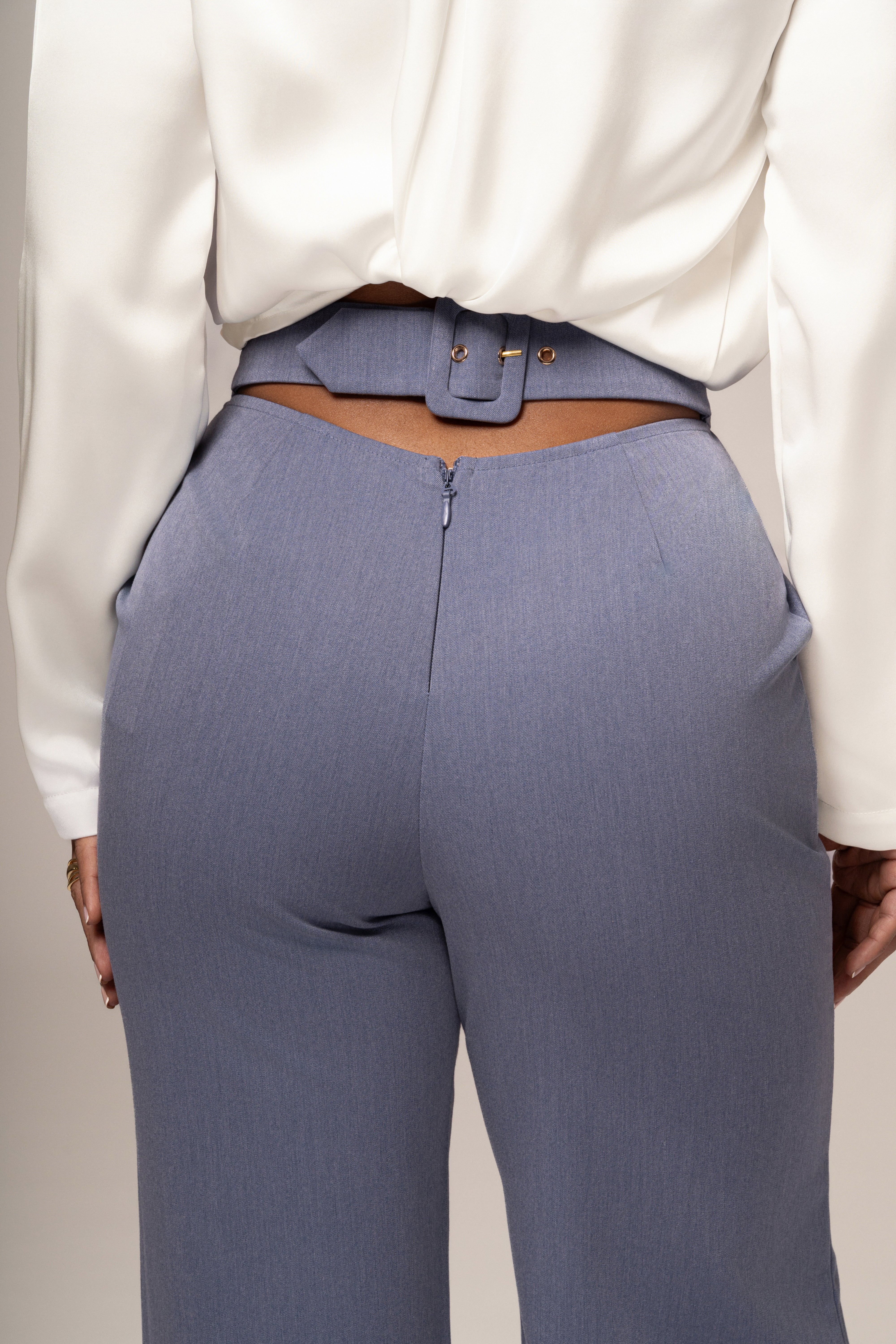 Denim Status Belted Pants - Image 10