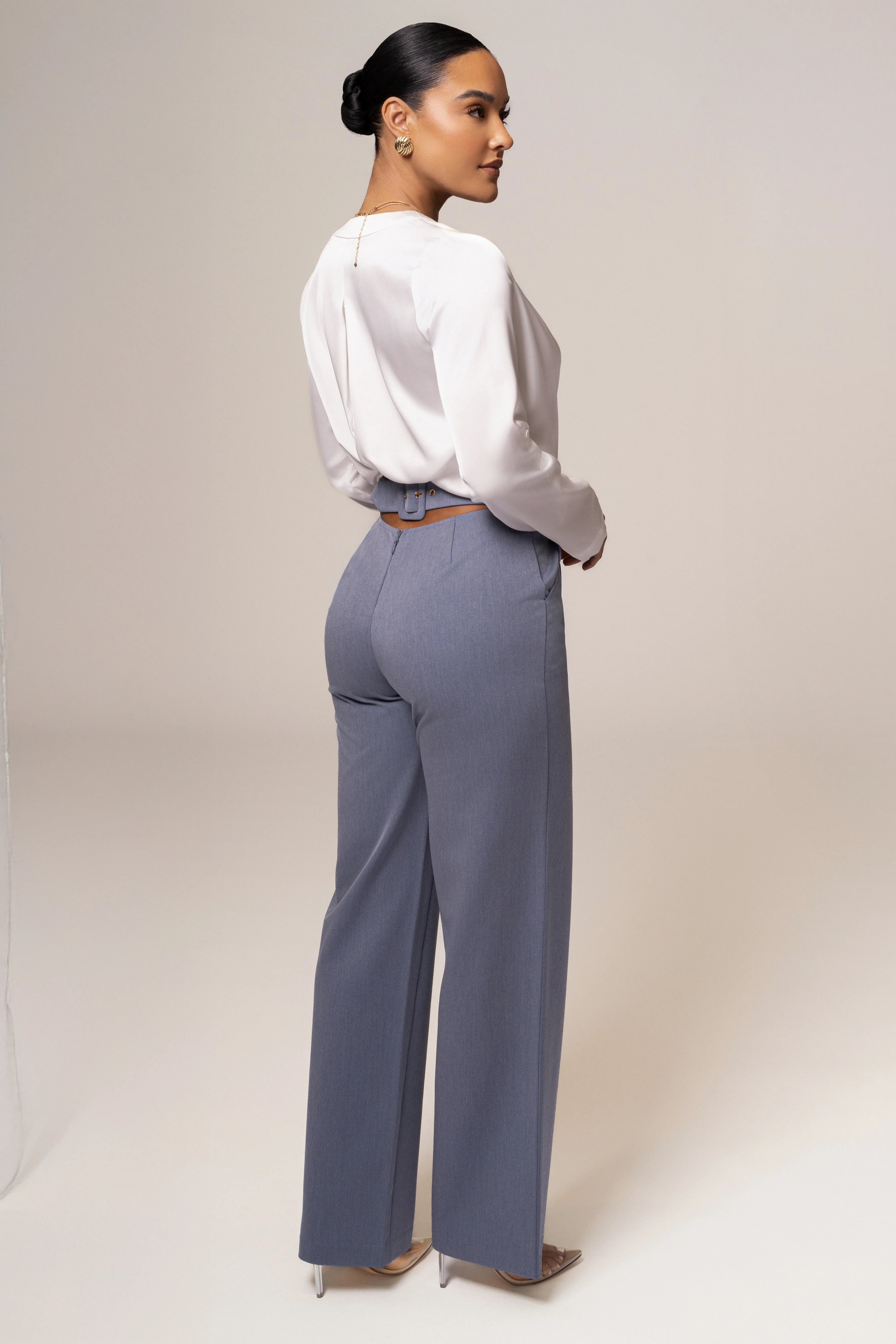 Denim Status Belted Pants - Image 7